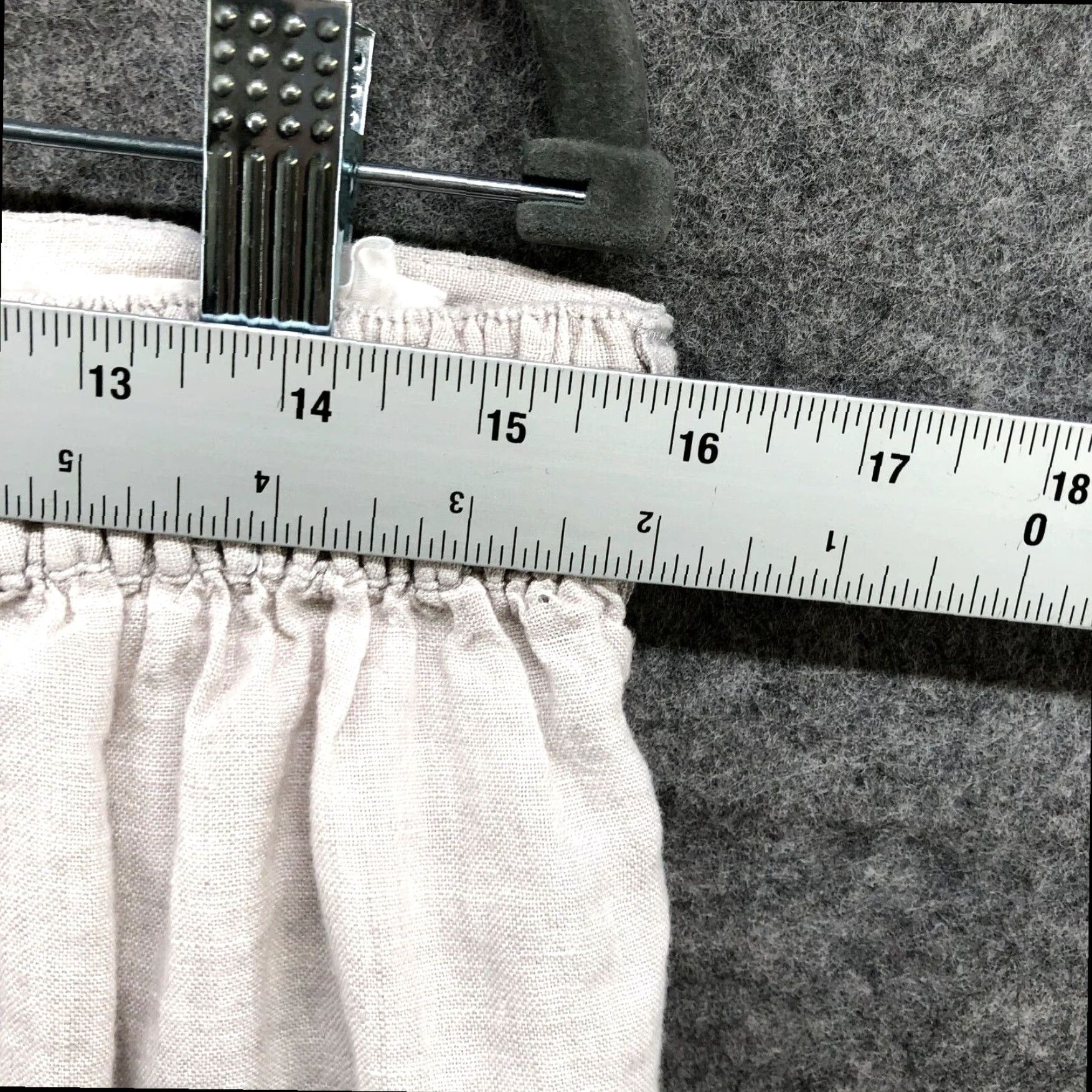 Jones New York Womens Linen Pants Jones New York Large Extra Large L Beige High Rise Size 36" / US 14 / IT 50 - 5 Thumbnail