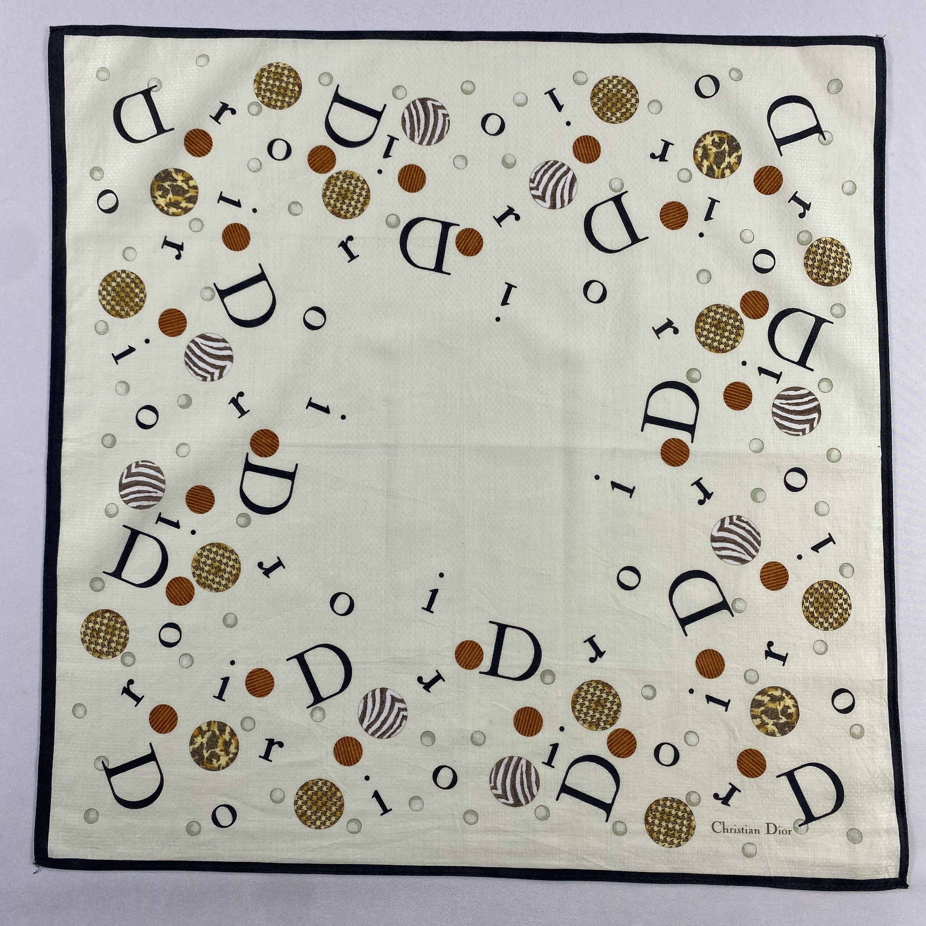 Christian Dior Monsieur × Vintage Christian Dior Monsieur Handkerchief / Neckerchief-P845 Size ONE SIZE - 1 Thumbnail