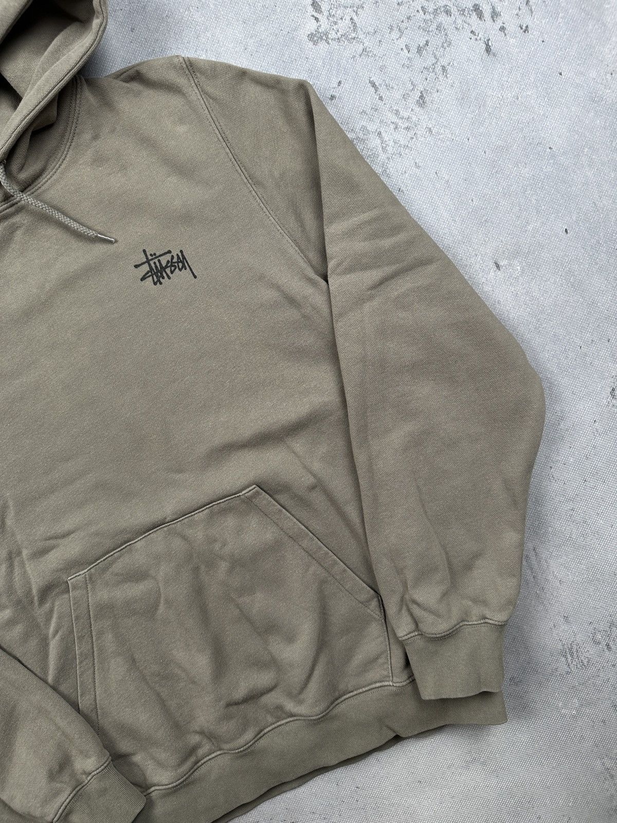Stussy Stussy Classic Logo Hoodie Beige Streetwear Essential Y2K Size US S / EU 44-46 / 1 - 4 Thumbnail