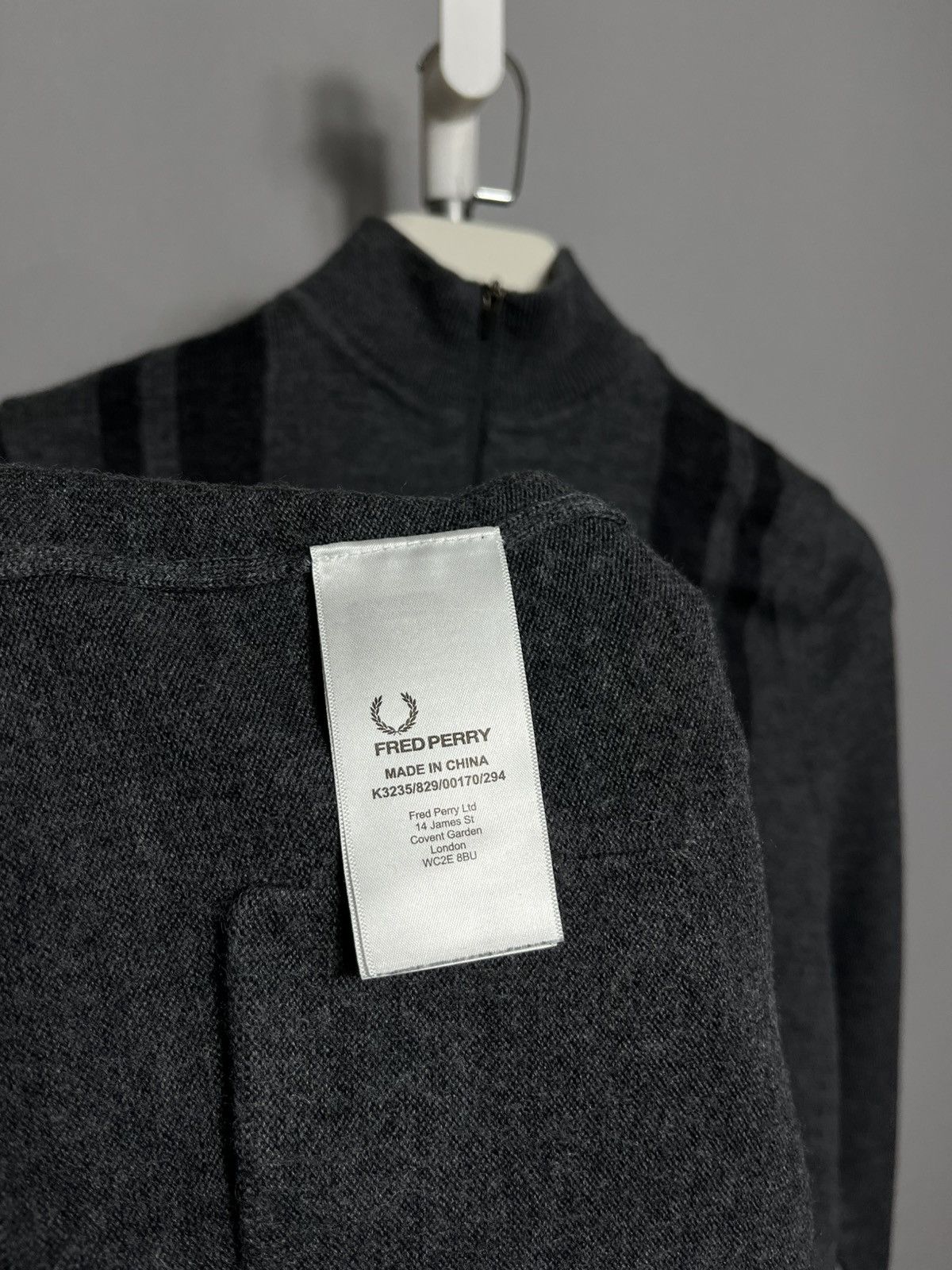 Fred Perry × Sports Specialties Fred Perry Bradley Wiggins cycling knit wool sweater 1/4 zip Size US XS / EU 42 / 0 - 6 Thumbnail