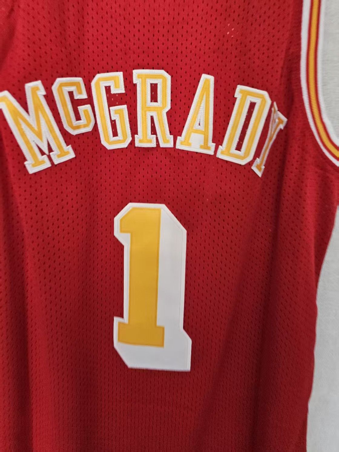 NBA Houston Rockets #1 Tracy McGrady Jersey Size US XL / EU 56 / 4 - 4 Thumbnail