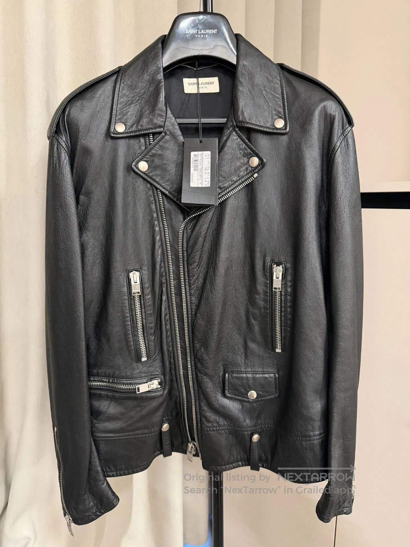 Saint Laurent Paris Saint Laurent Paris Leather Jacket. Size US M / EU 48-50 / 2 - 3 Thumbnail