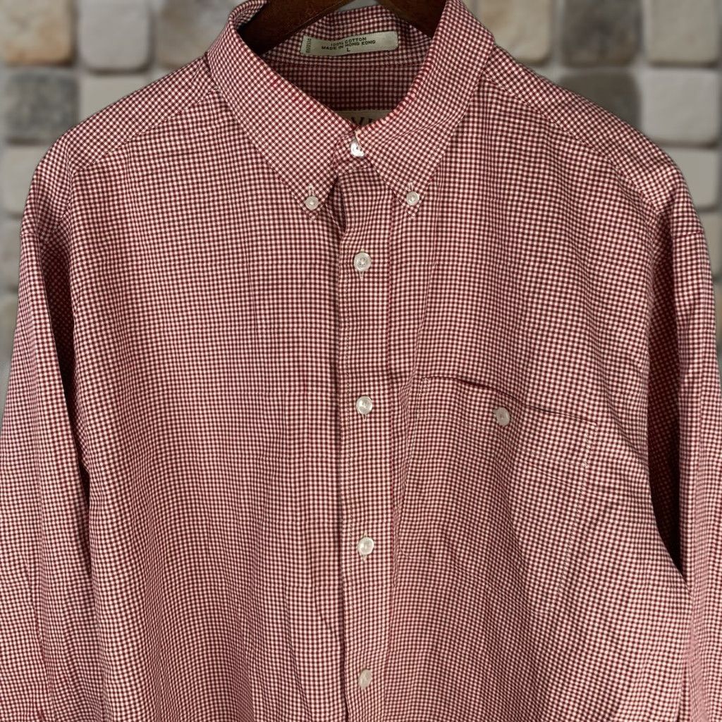 Orvis Orvis Shirt Mens Large Red Gingham Check Long Sleeve Button Down Cotton flaw Size US L / EU 52-54 / 3 - 1 Thumbnail