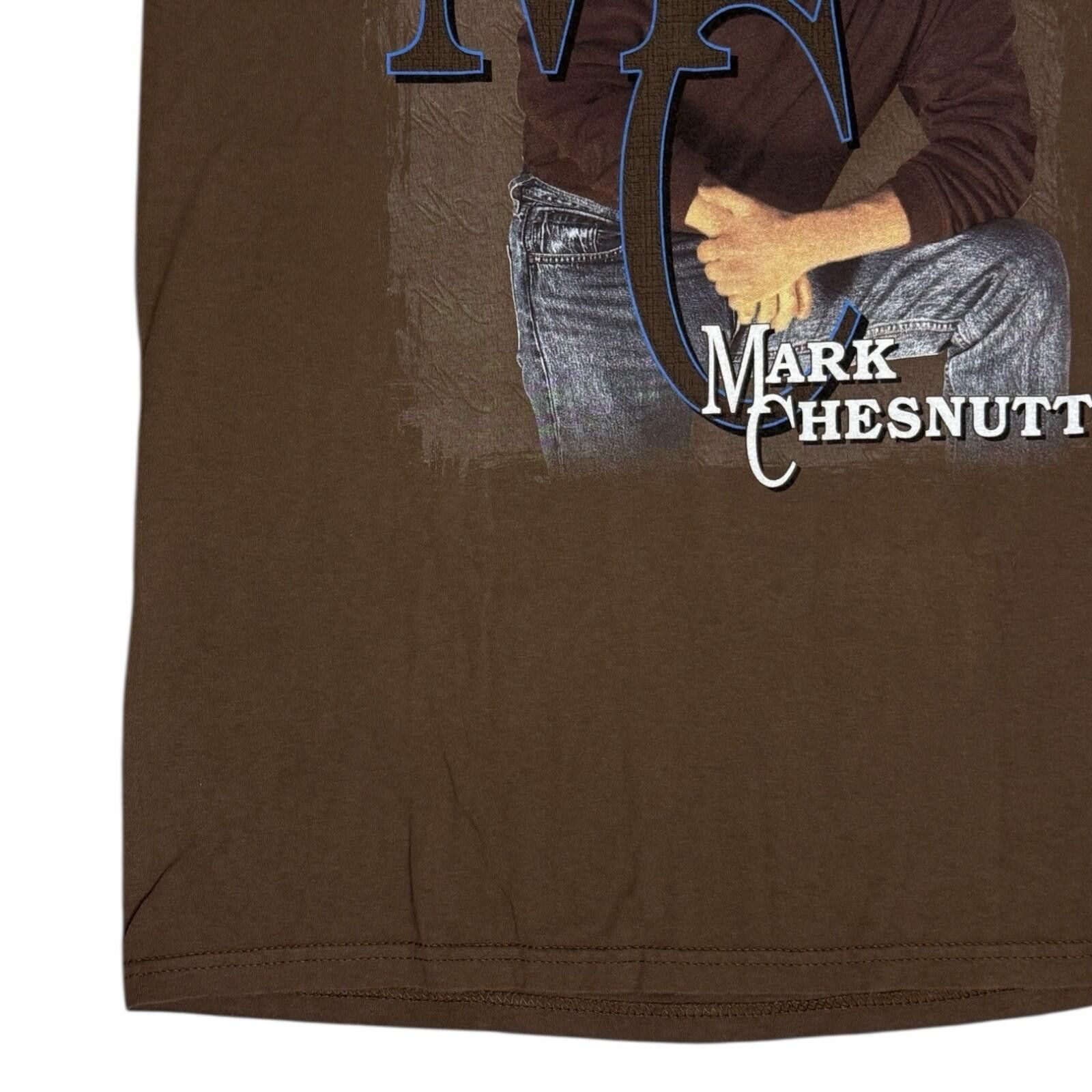 Gildan 90s Country Singer Mark Chesnutt 1999 Tour Concert Shirt L Size US L / EU 52-54 / 3 - 5 Thumbnail