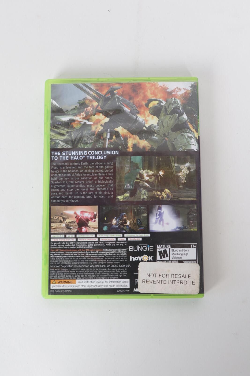 Microsoft 07' Xbox 360 Halo 3 Gaming Size ONE SIZE - 2 Thumbnail