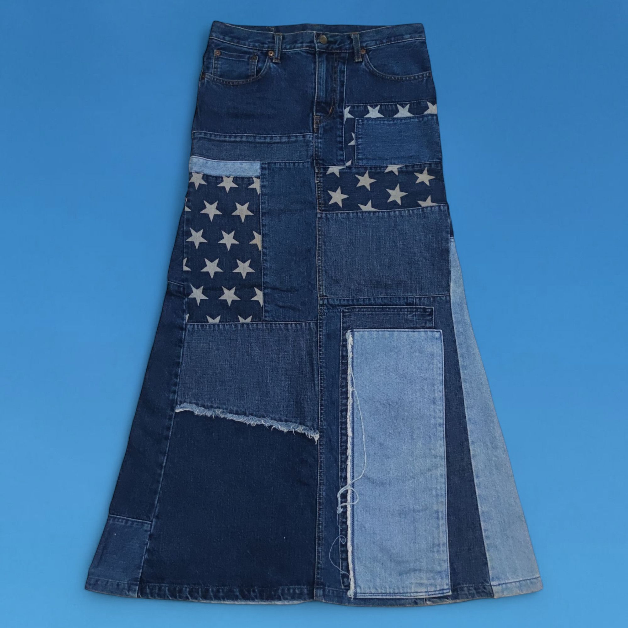 Hysteric Glamour 2000s Hysteric Glamour Patchwork Skirt | Grailed