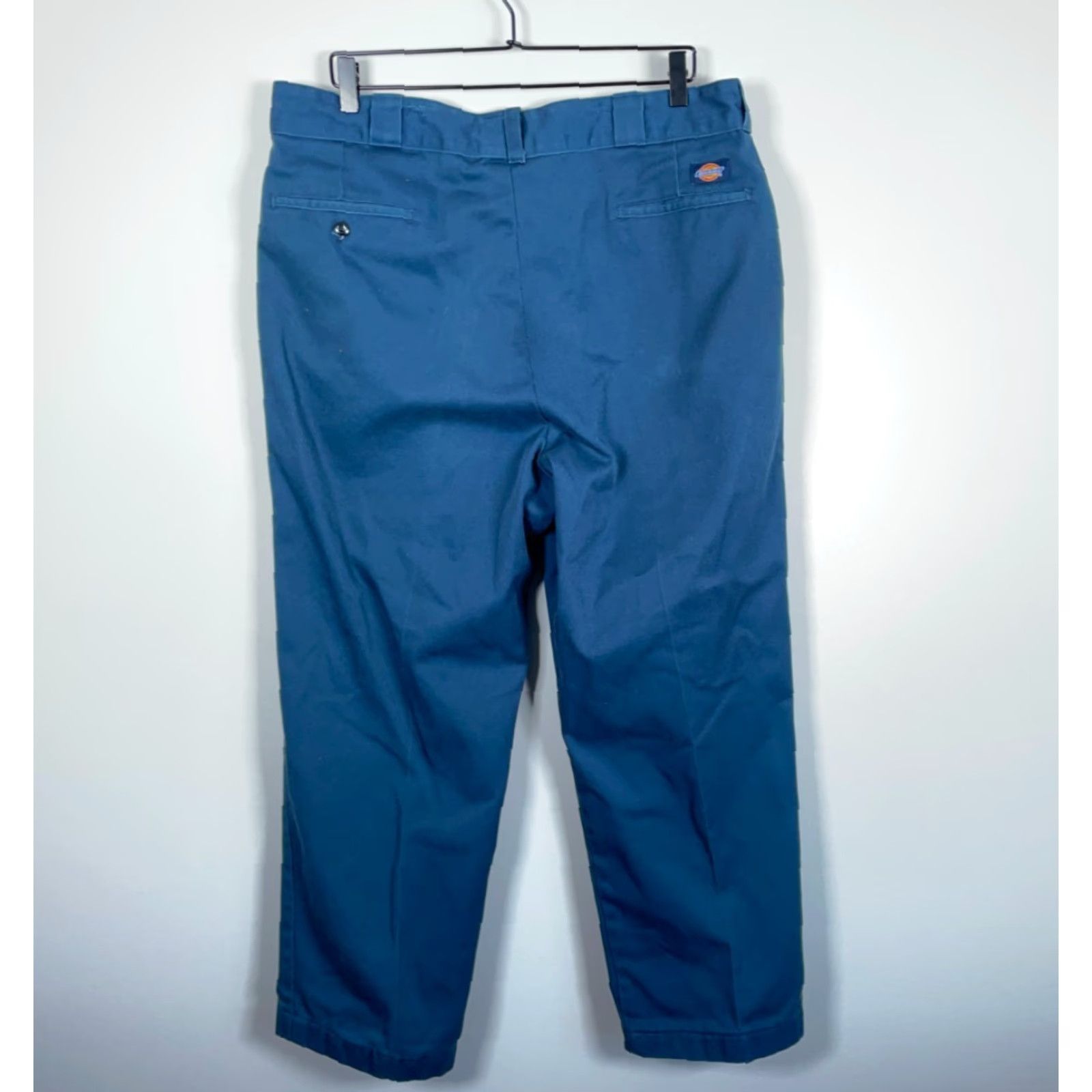 Dickies VINTAGE Dickies Work Pants Mens 36 x 28 Blue Lightweight Straight Leg Chino Workwear 90s Mens Size US 36 / EU 52 - 2 Thumbnail
