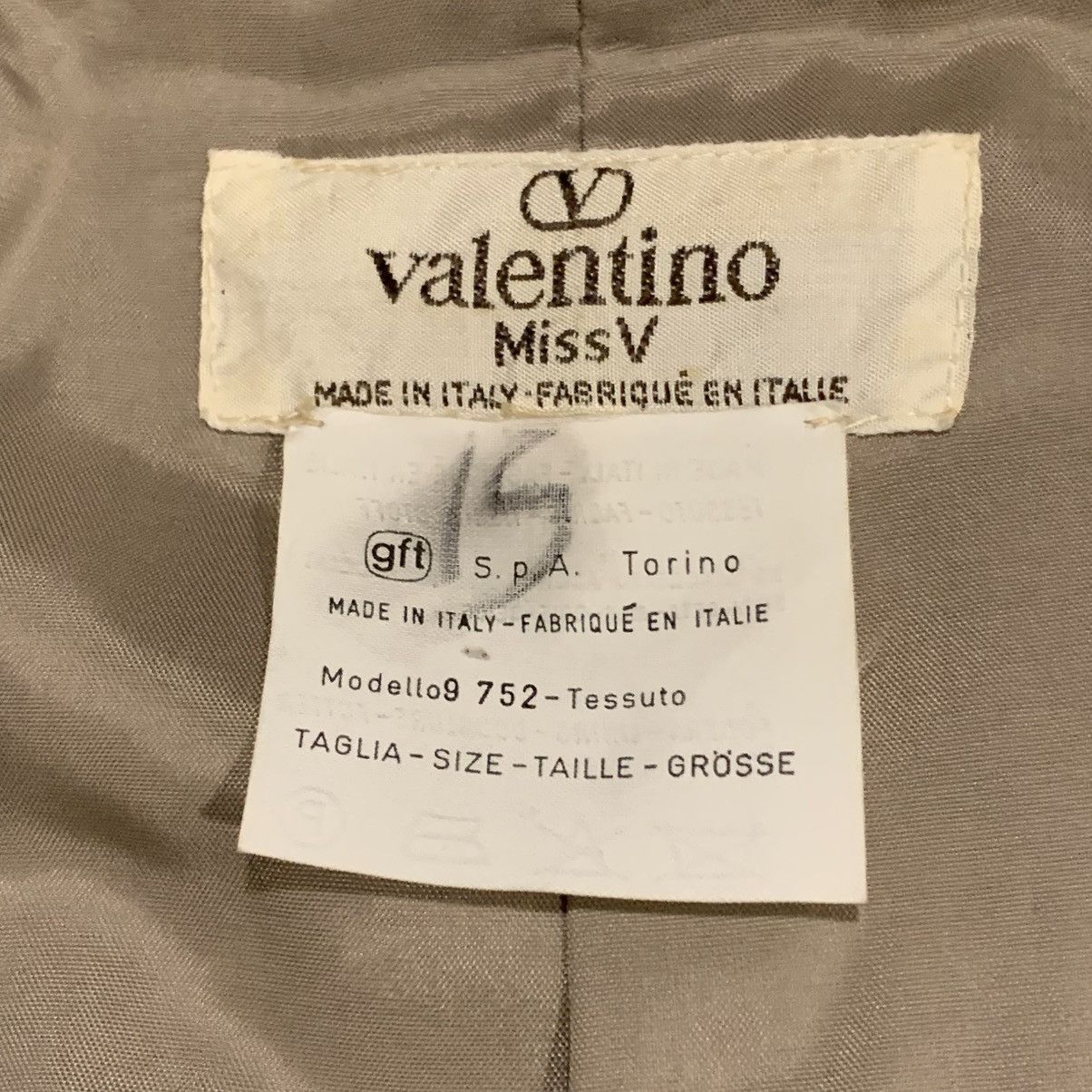Valentino VINTAGE 70s-80s VALENTINO MISS V WOMENS COAT / BLAZER Size L / US 10 / IT 46 - 4 Thumbnail