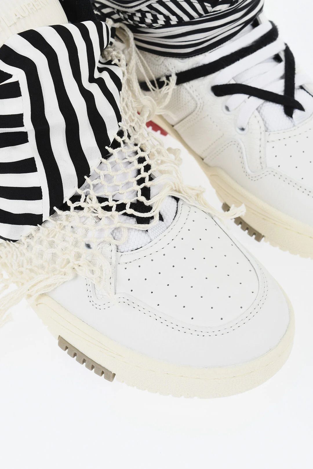 Saint Laurent Paris og1mm0426 Leather Hi-Top Sneakers in Black Size US 8 / EU 41 - 5 Thumbnail