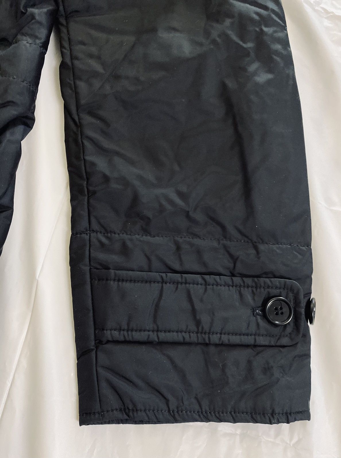 Y's Y’s x Aspesi Black Nylon Thermore Lightweight Peacoat 3 NWT Size US L / EU 52-54 / 3 - 6 Thumbnail