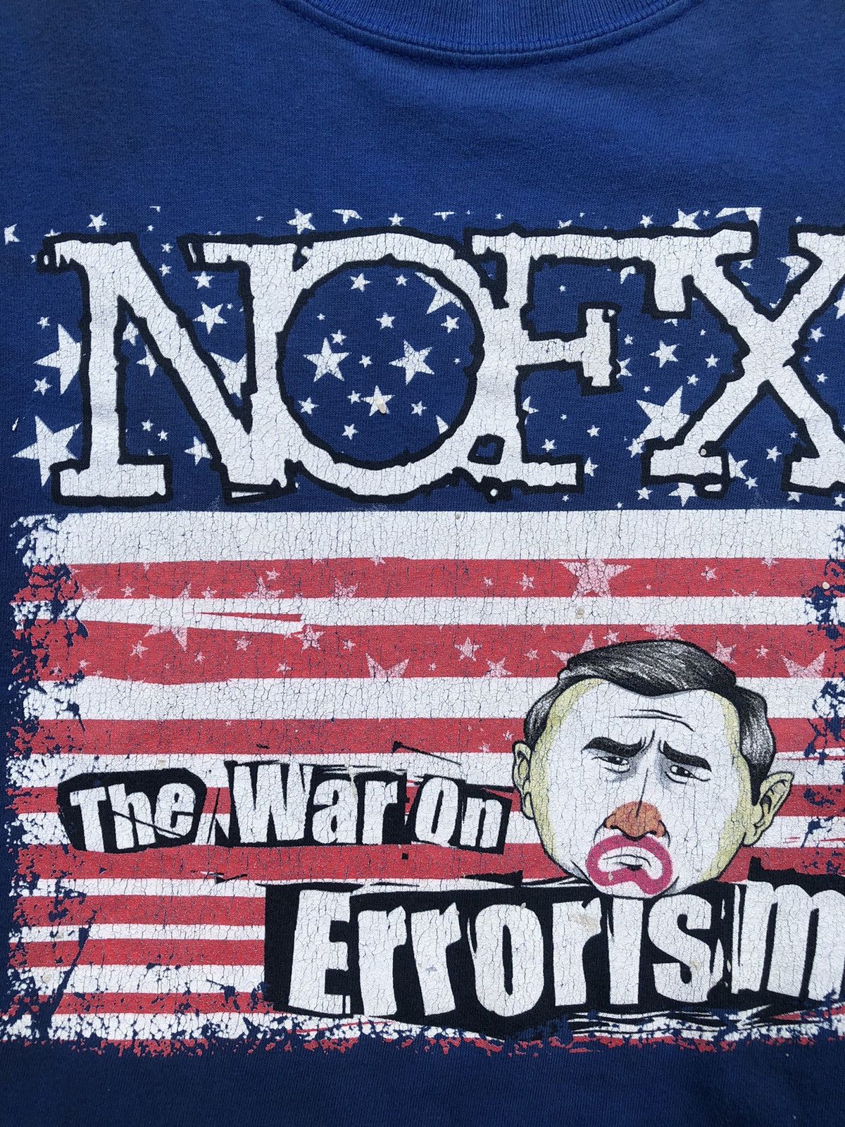 Band Tees × Vintage Vintage NOFX The War On Errorism Punk Rock Band Tee Shirt Size US L / EU 52-54 / 3 - 6 Thumbnail