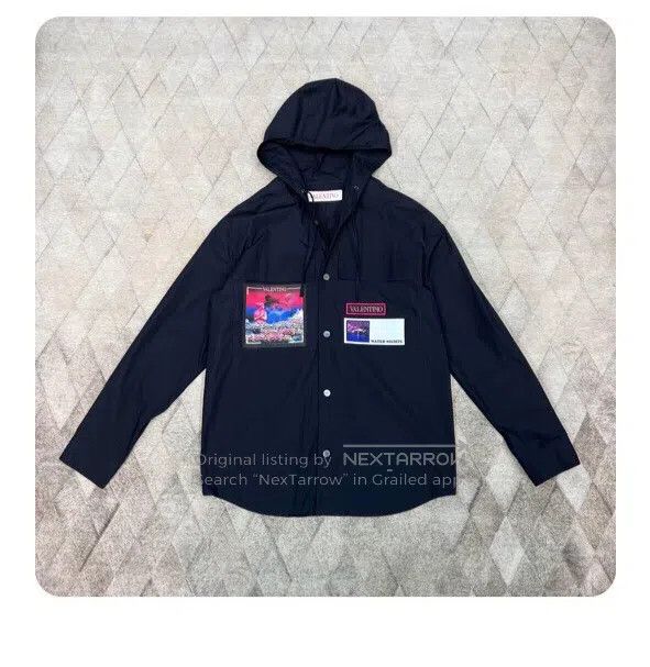 Valentino Valentino Hooded shirt jacket Size US S / EU 44-46 / 1 - 1 Thumbnail