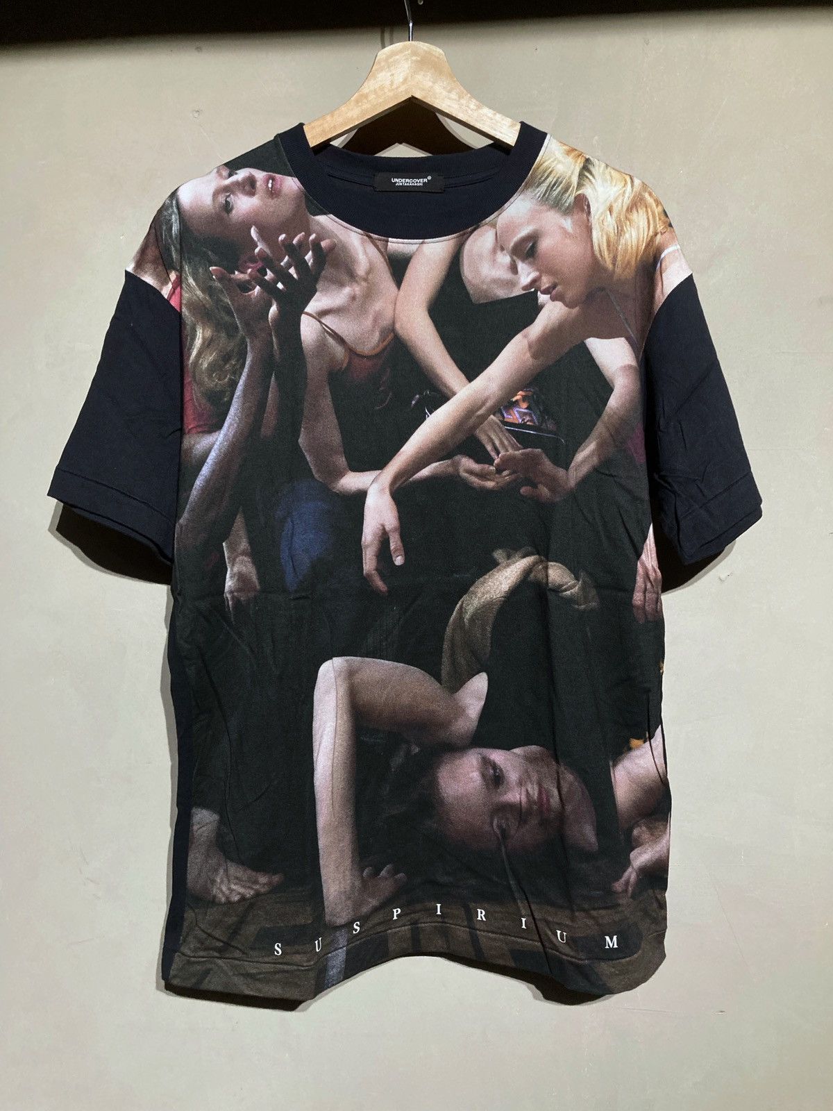 image of Jun Takahashi x Undercover F/w 2019 “Suspirium” Undercover Dancer Tee Shirt Blonde in Black (Size M