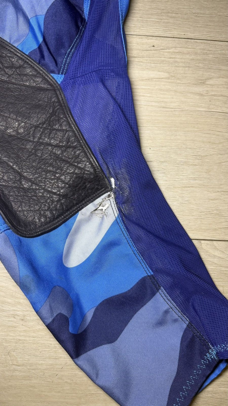 Fox Racing Y2K 2000s Fox Racing 180 Vicious Motocross Pants Blue & Whit Size US 32 / EU 48 - 5 Thumbnail