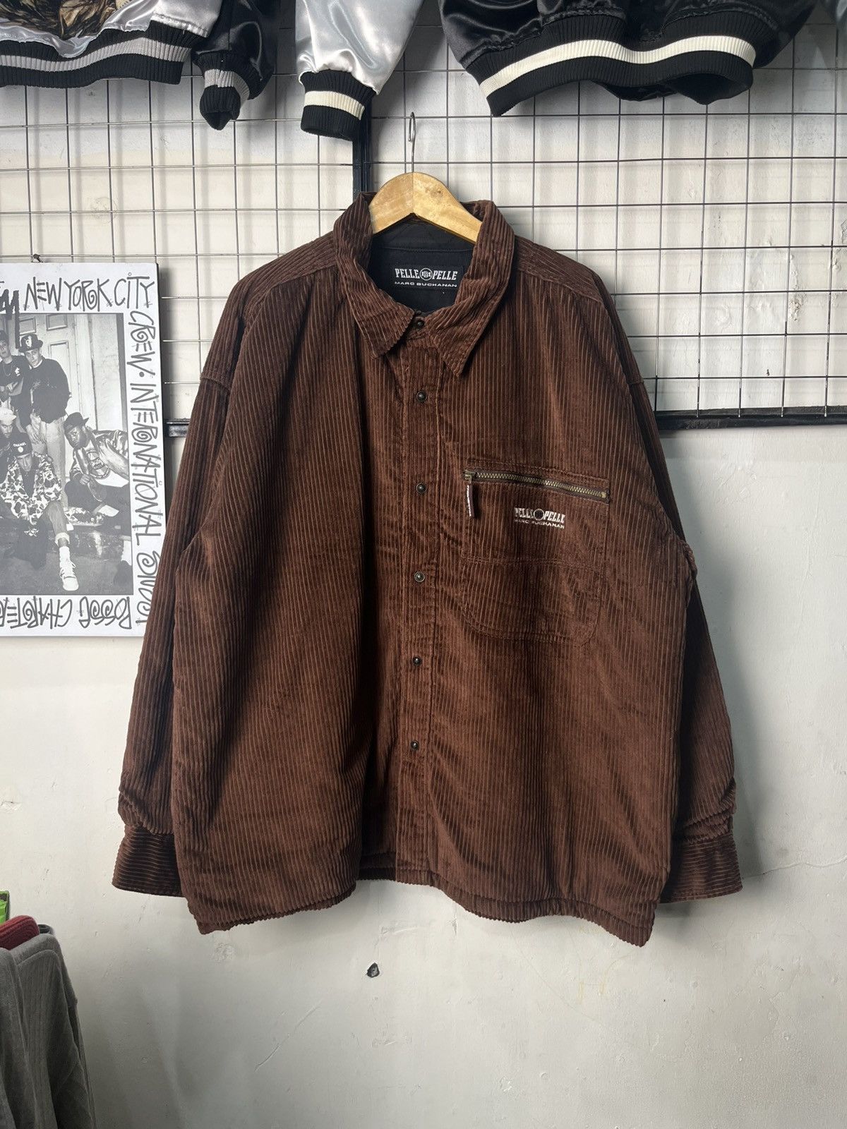 Vintage Pelle Pelle marc buchanan Corduroy quilted jacket