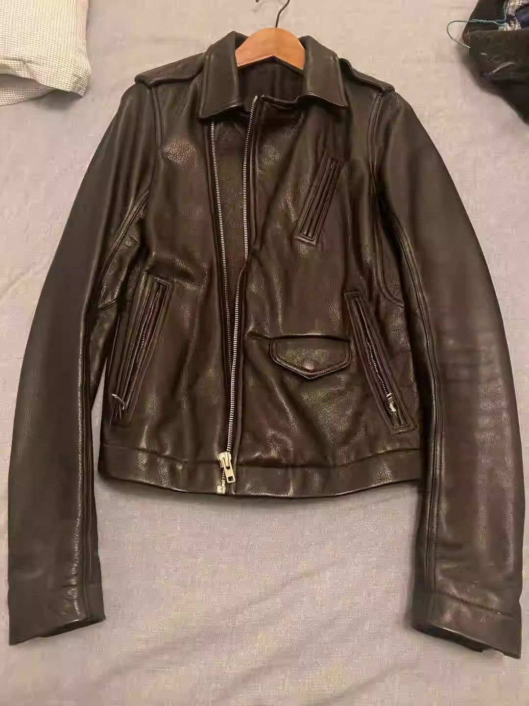 Rick Owens Rick Owens leather coat-2505 Size US M / EU 48-50 / 2 - 1 Thumbnail
