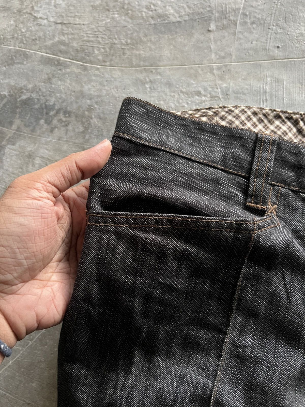 If Six Was Nine flare pleated nicole club for men denim rare design Size US 29 - 9 Thumbnail