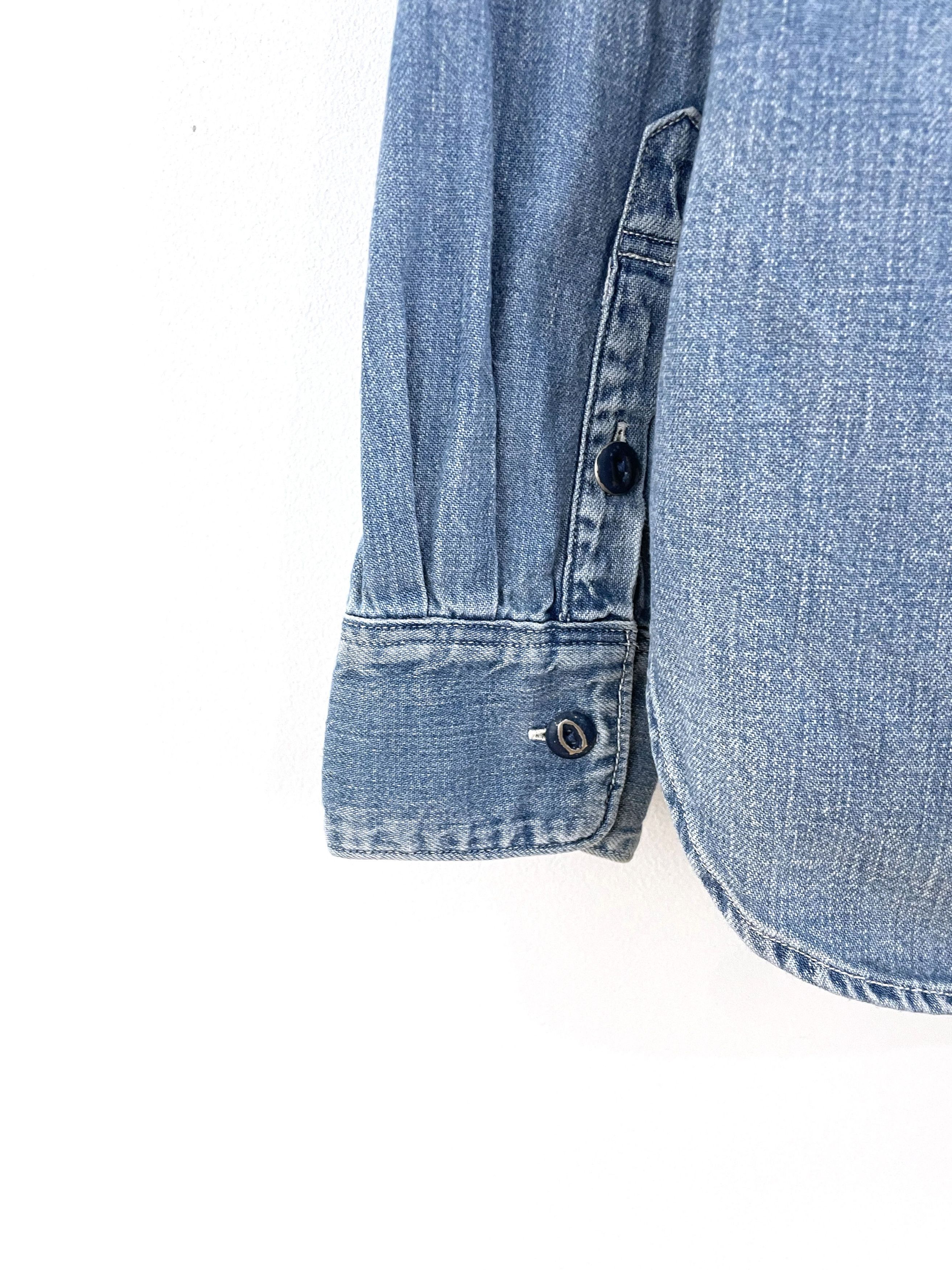 Kapital Zip Denim Shirt Size US XL / EU 56 / 4 - 11 Thumbnail