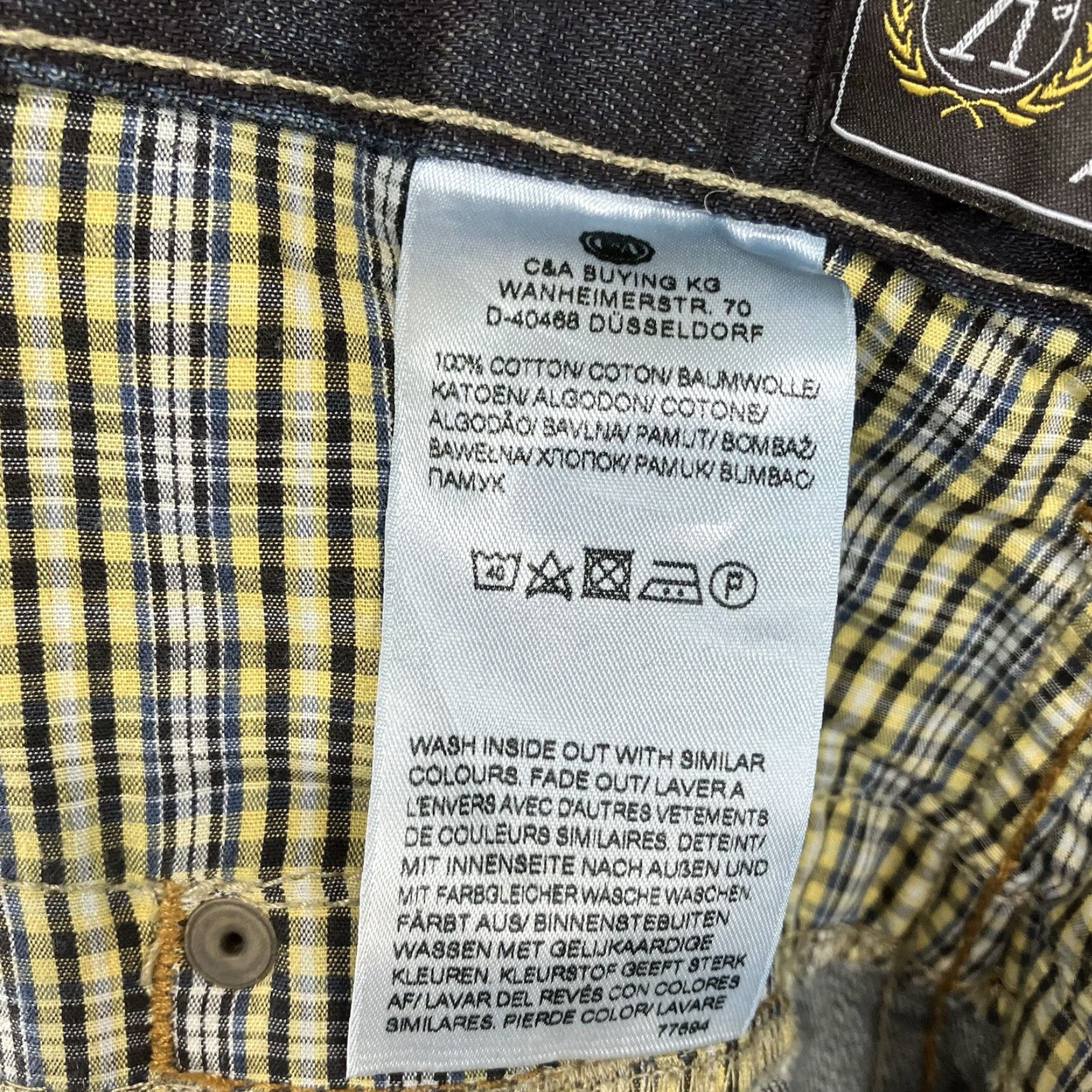 Vintage VINTAGE Angelo Litrico Y2K Jeans 42x32 Baggy Wide-Leg High Rise Blue 90s Grunge Mens Size US 42 / EU 58 - 5 Thumbnail