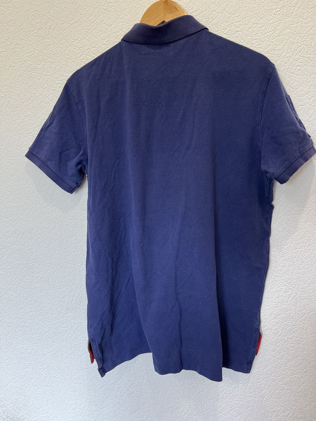 Vintage Vintage Polo Ralph Lauren Blue Polo Shirt Tee Size US L / EU 52-54 / 3 - 6 Thumbnail