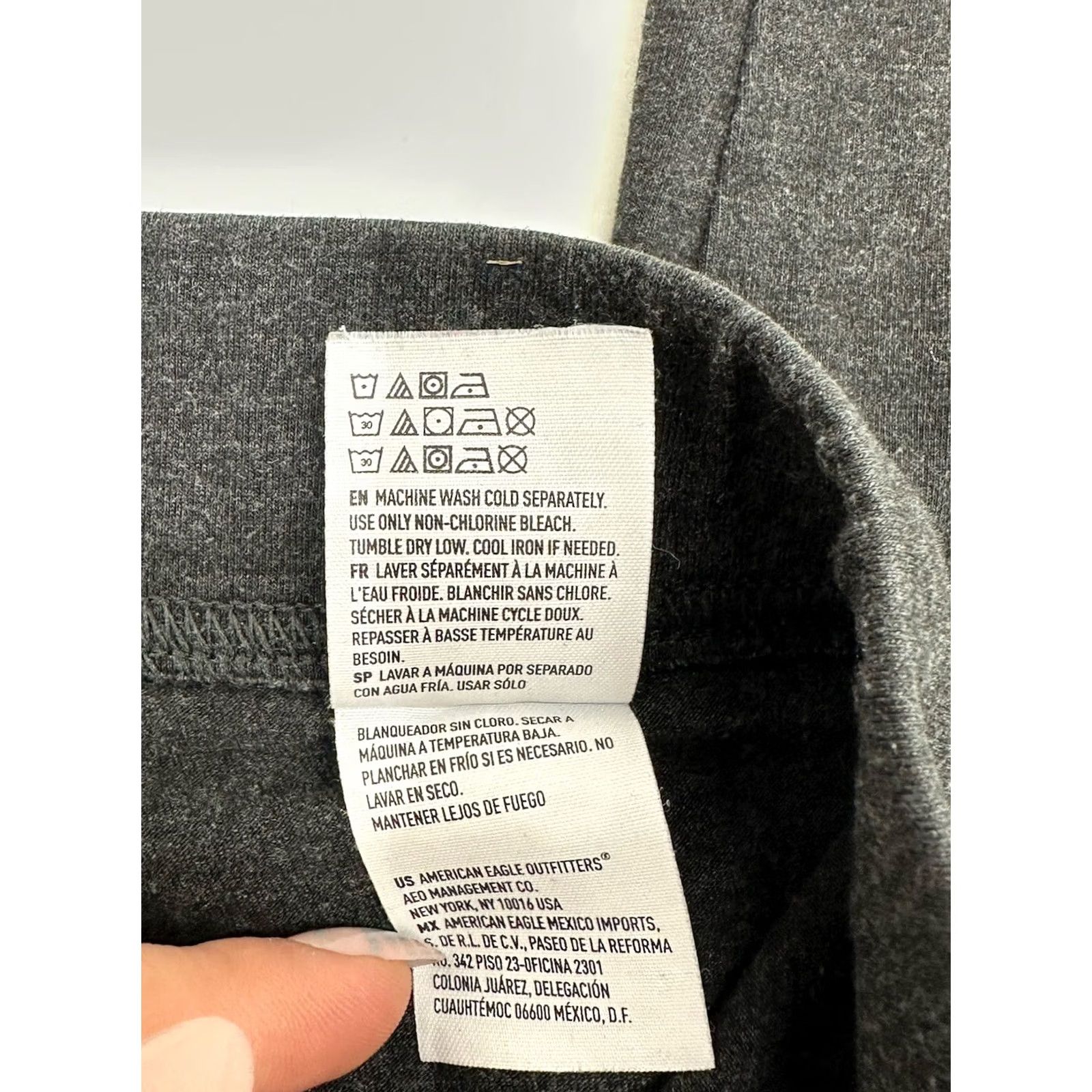 American Eagle Outfitters American Eagle Womens Leggings Size Small Regular Gray Hi-Rise Size 36" / US 14 / IT 50 - 5 Thumbnail