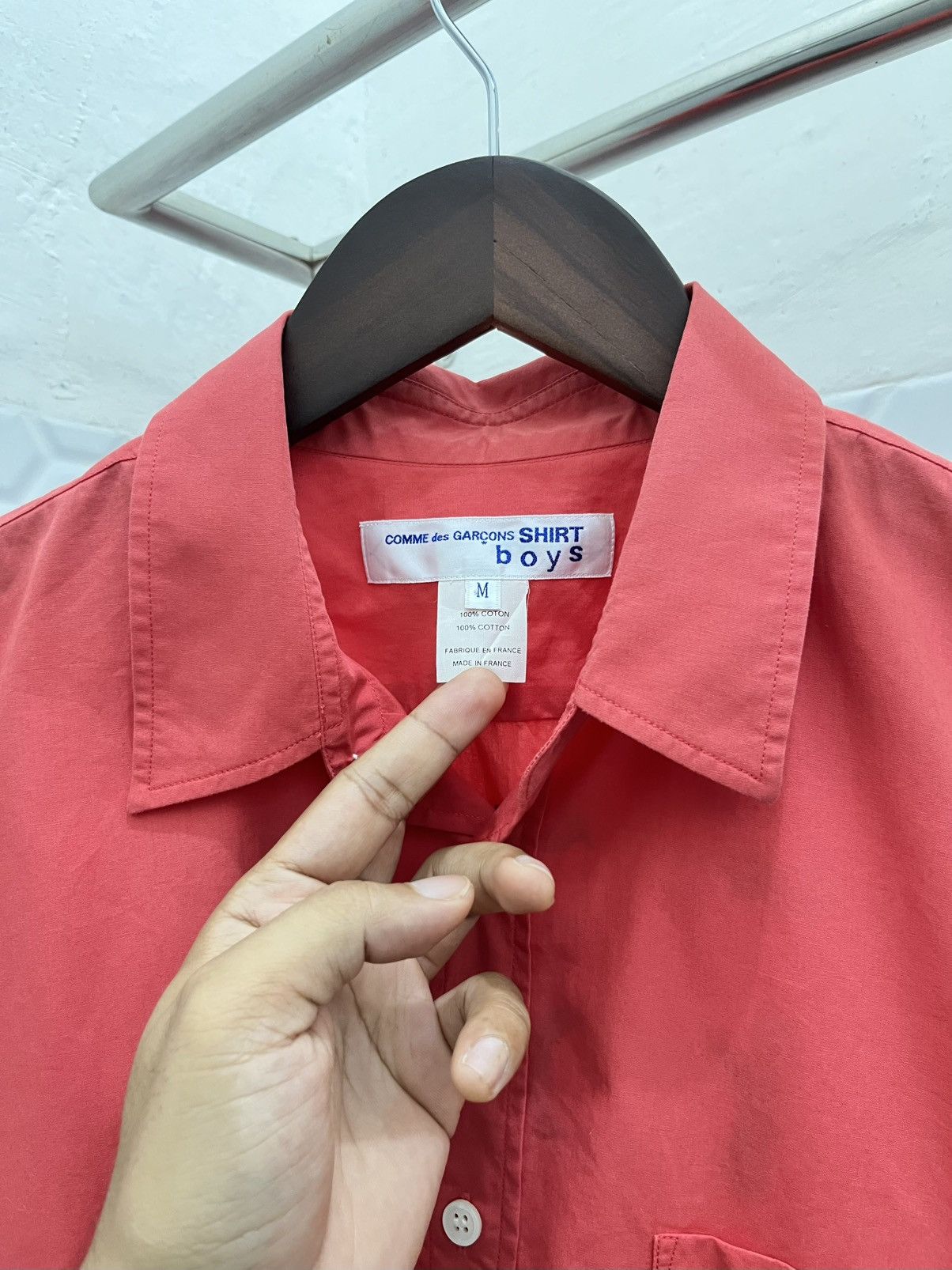 Comme des Garcons × Comme des Garcons SHIRT COMME des GARCONS SHIRT boys spell out shirt Size US M / EU 48-50 / 2 - 9 Thumbnail
