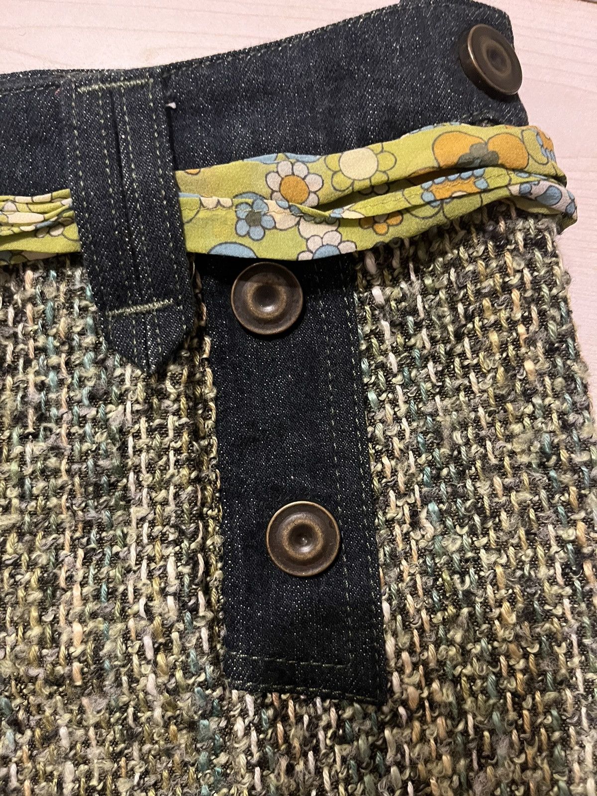 Dolce & Gabbana Dolce & Gabbana Tweed Multi Color Pleated mini skirt Size 30" / US 8 / IT 44 - 4 Thumbnail