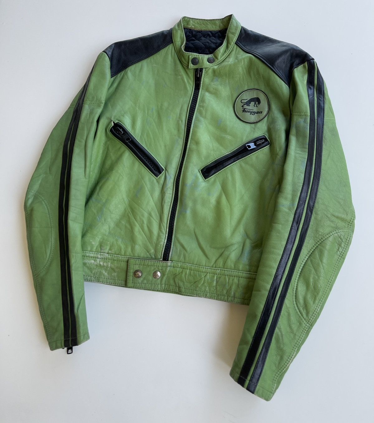 Vintage Vintage 80s Furygan Bikers Leather Jacket Size US S / EU 44-46 / 1 - 2 Thumbnail