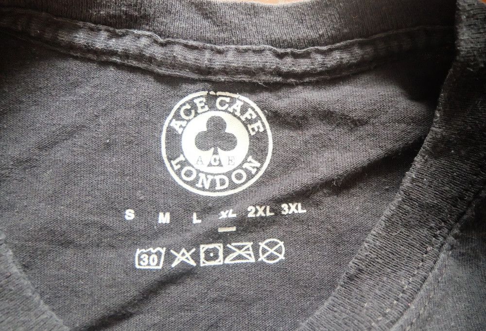 Vintage Ace Cafe London T-Shirt Black OG Logo Size US XL / EU 56 / 4 - 3 Thumbnail