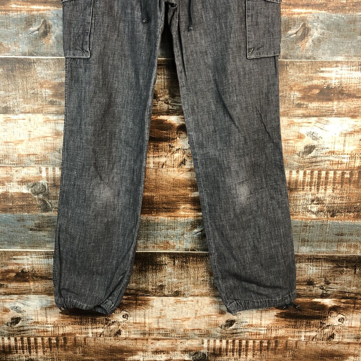 Japanese Brand Et Boite Grey Cargo utility Multipocket Pants #A2438 Size 27" / US 4 / IT 40 - 6 Thumbnail