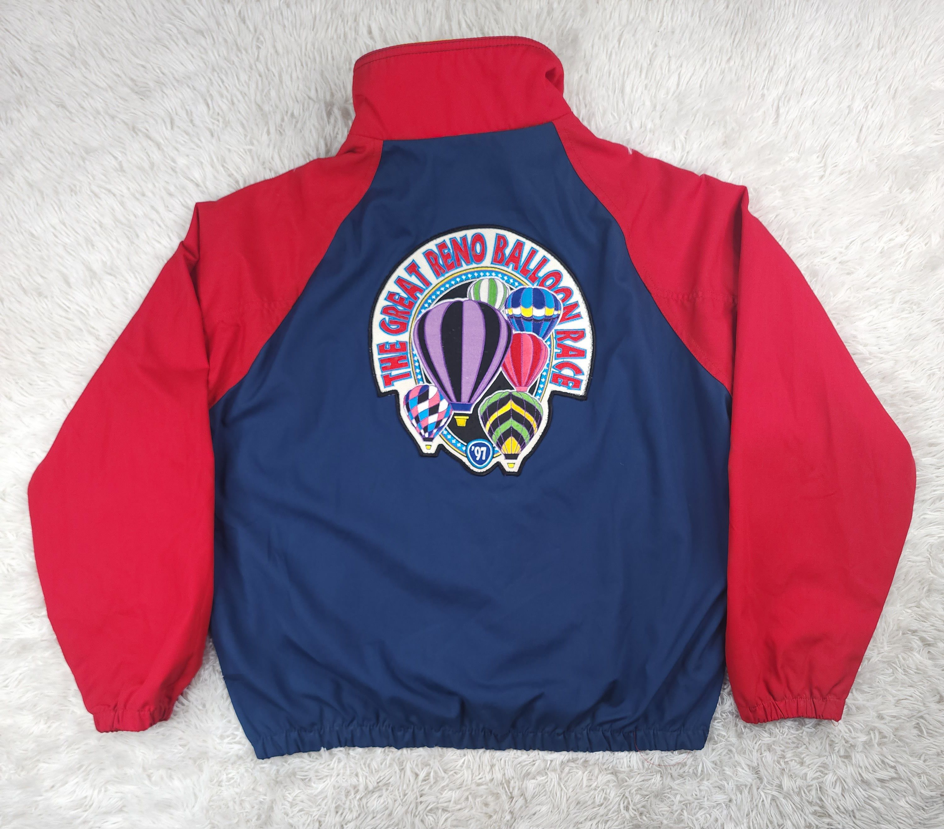 Dunbrooke Vintage 1997 The great Reno balloon race windbreaker jacket Size US L / EU 52-54 / 3 - 7 Thumbnail