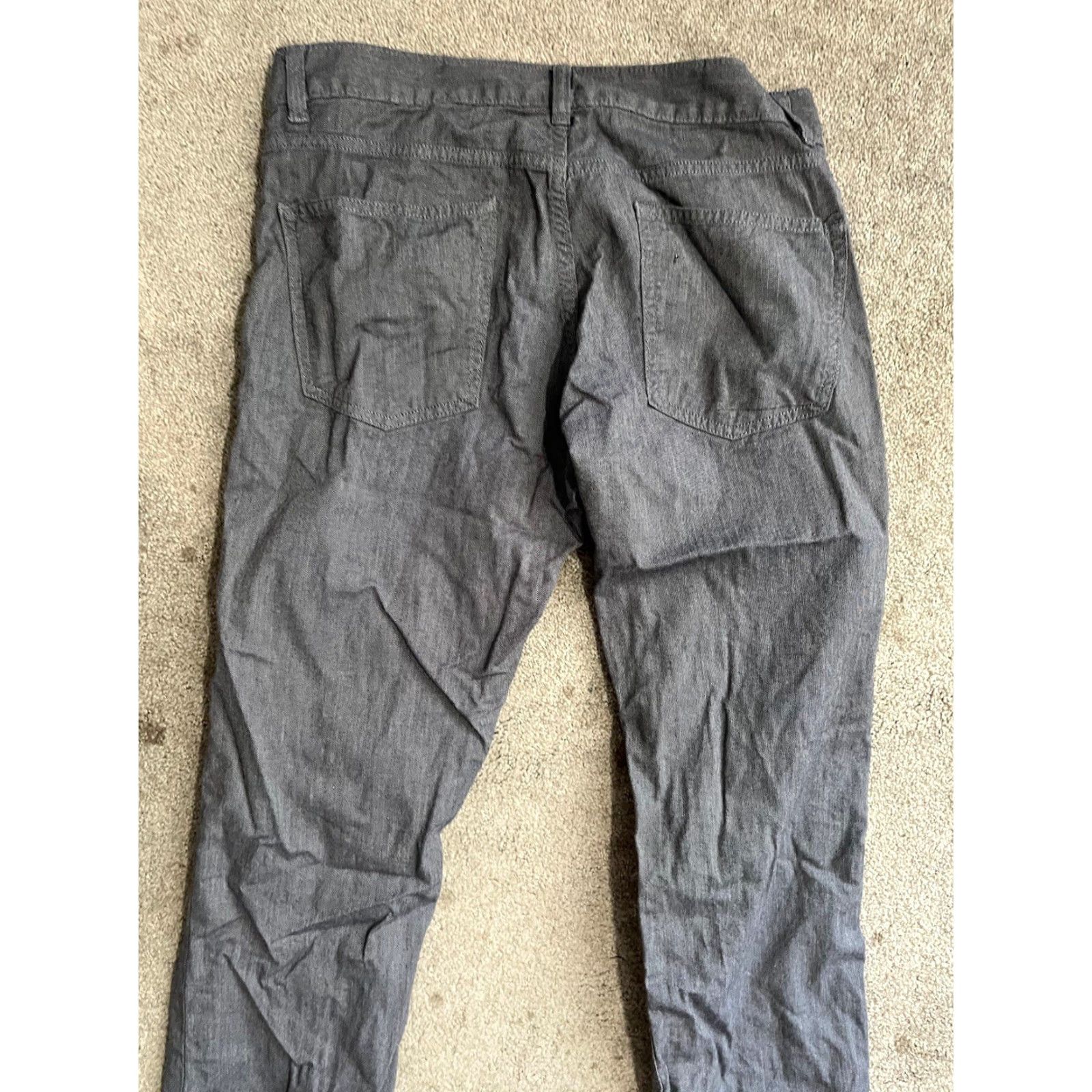 Theory Theory Mens Slim Fit Chino Pants Gray 32x28 Pants Men Slim Gray 32 28 Straight 5 Pocket Button Zip Shirt/ trousers? Size US 32 / EU 48 - 5 Thumbnail