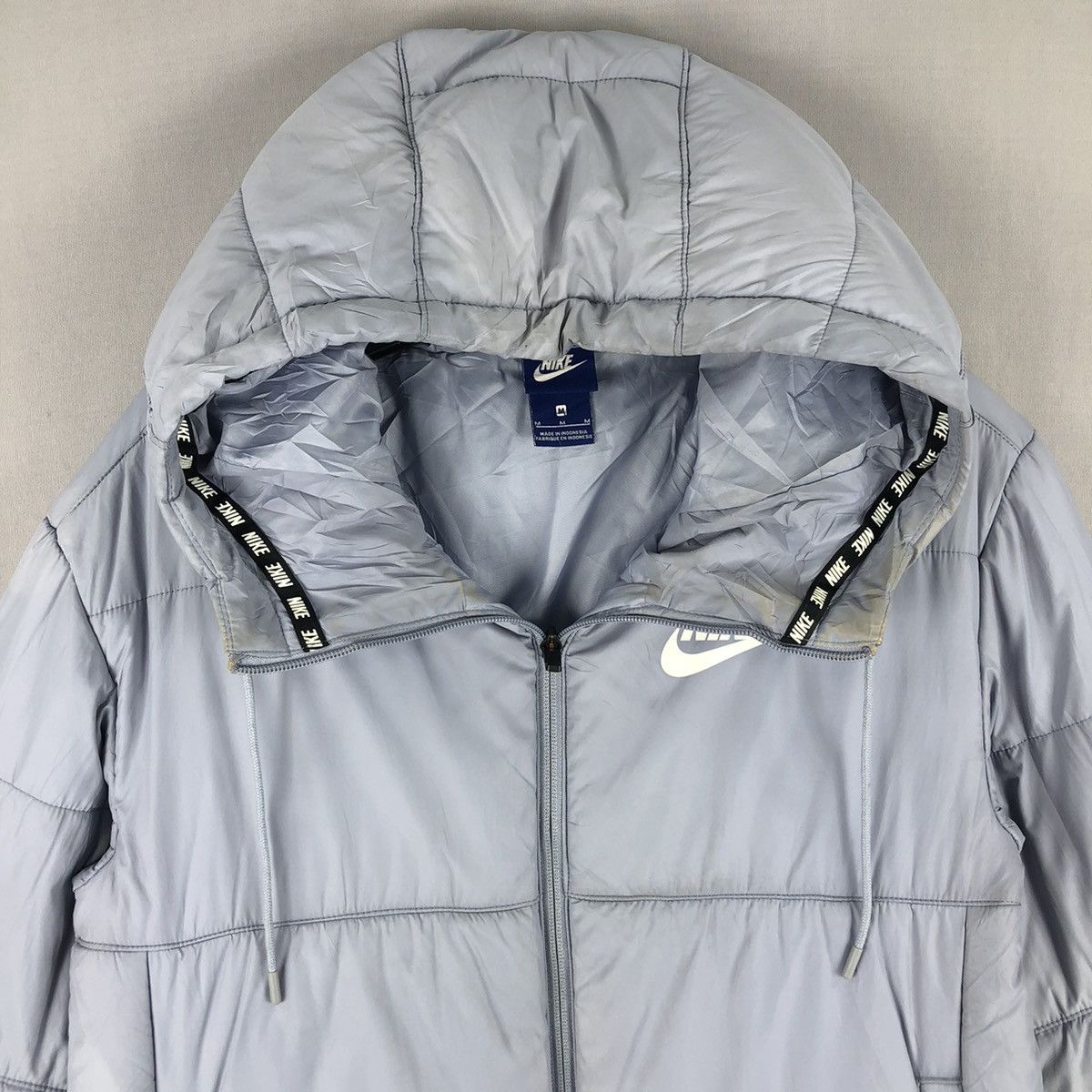 Nike Nike Puffer Jacket Hoodie for Women Size XS / US 0-2 / IT 36-38 - 7 Thumbnail