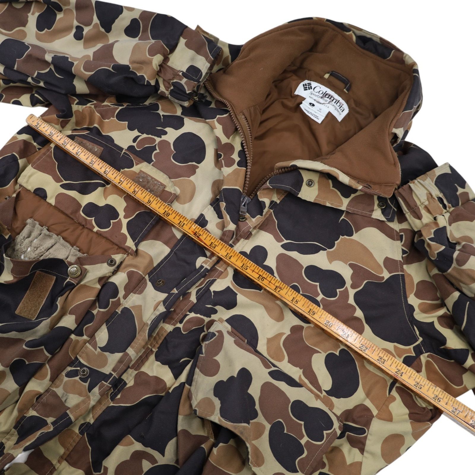 Vintage Columbia Sportswear Duck Camo Hunting Jacket