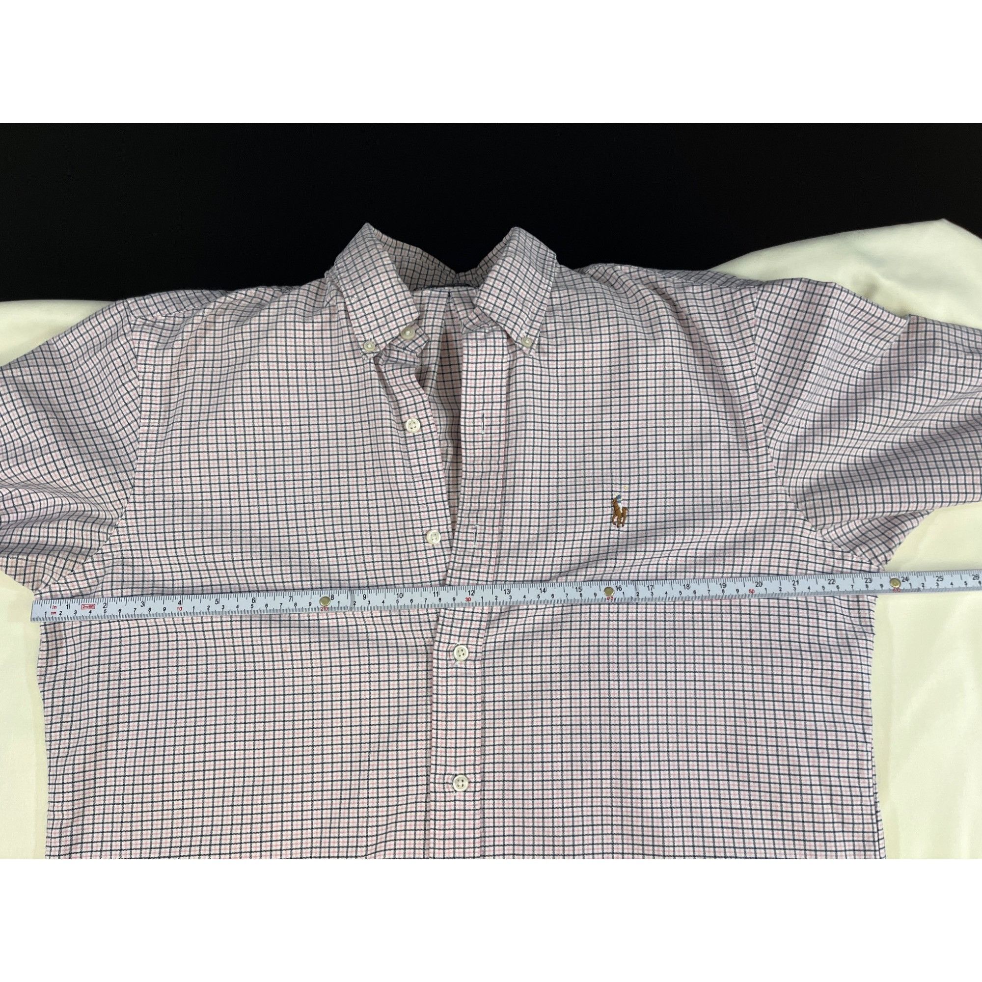 Ralph Lauren Ralph Lauren Mens pink Checkered Button Up Long Sleeve Shirt Size US L / EU 52-54 / 3 - 3 Thumbnail
