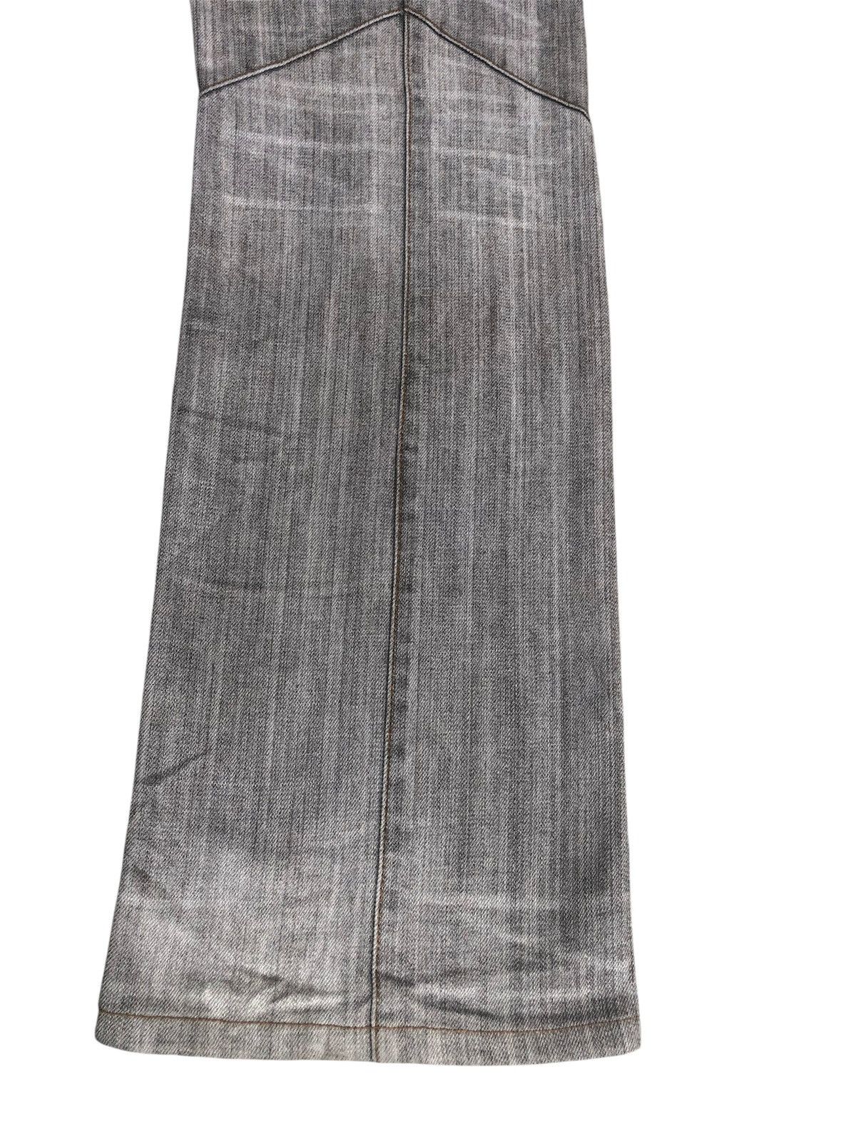 semanticdesign Semantic Design Flared Jeans Snake Skin Distressed Jeans Size US 33 - 11 Thumbnail