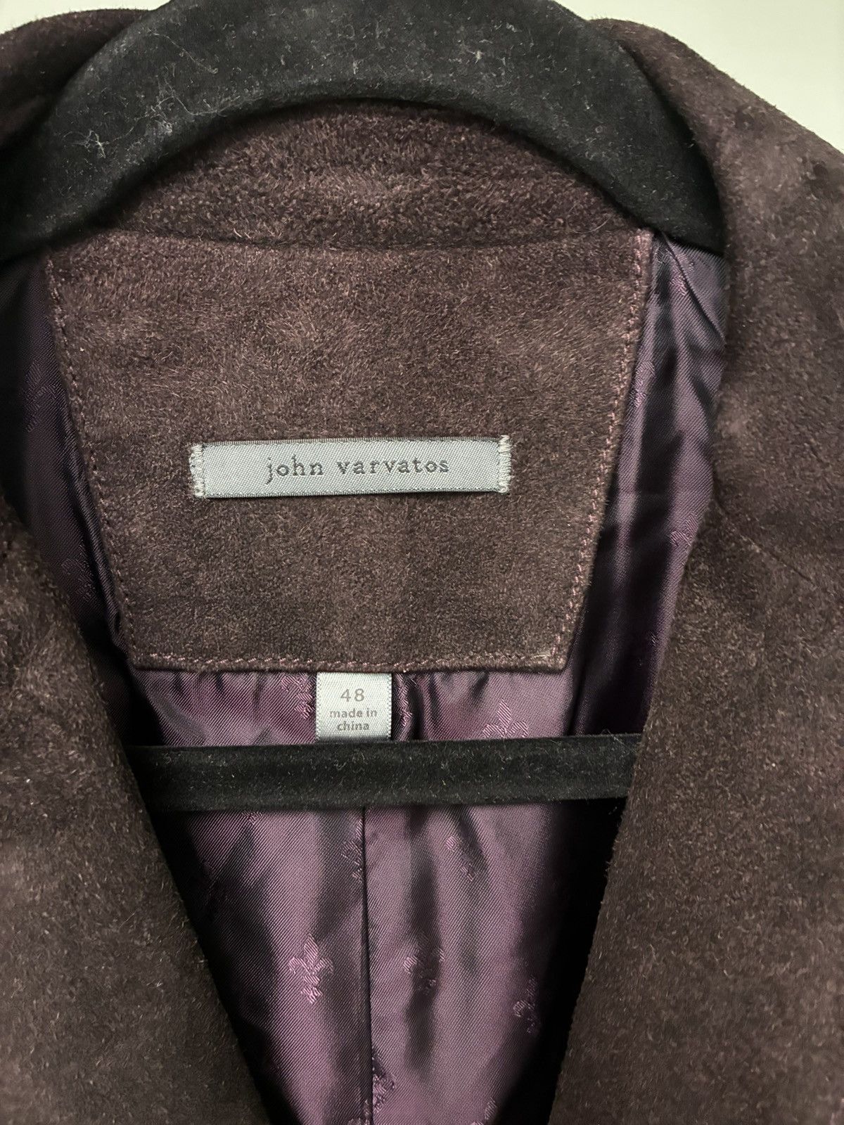 John Varvatos Suede hook and bar jacket EU 48 USA 38 Size US M / EU 48-50 / 2 - 7 Thumbnail