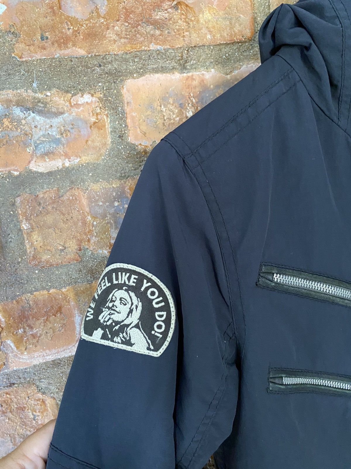 Hysteric Glamour 1990s HYSTERIC Anarchy Multizipper leather trim down Jacket Size M / US 6-8 / IT 42-44 - 9 Thumbnail