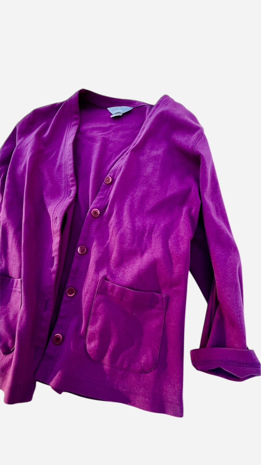 Lands' End Vintage Magenta Lands End Cardigan W Vintage TXS Splash Tee Size US M / EU 48-50 / 2 - 7 Thumbnail