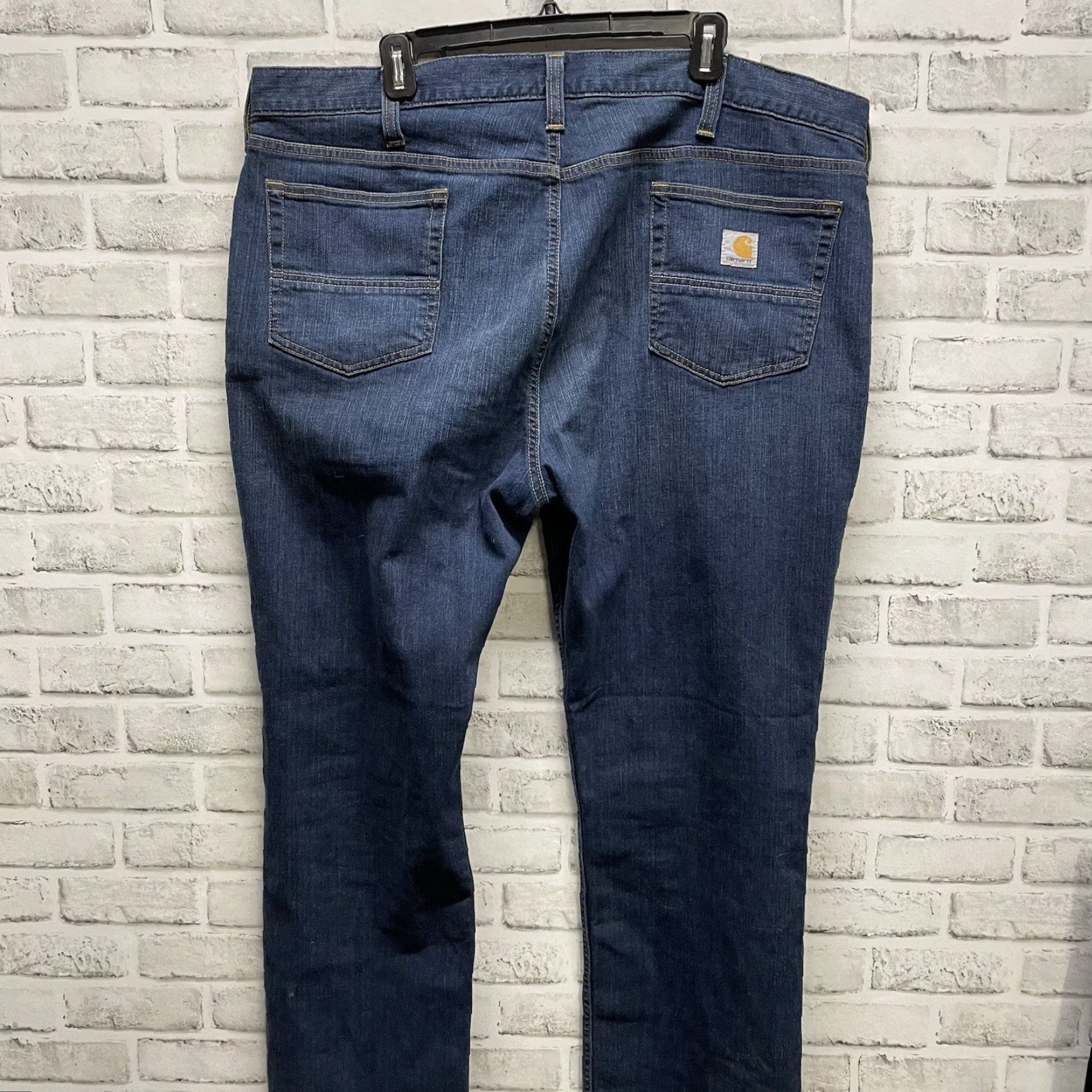 Carhartt Carhartt Jeans Mens Size 42x32 Blue 100% Cotton Relaxed Fit Straight Leg Size US 42 / EU 58 - 5 Thumbnail
