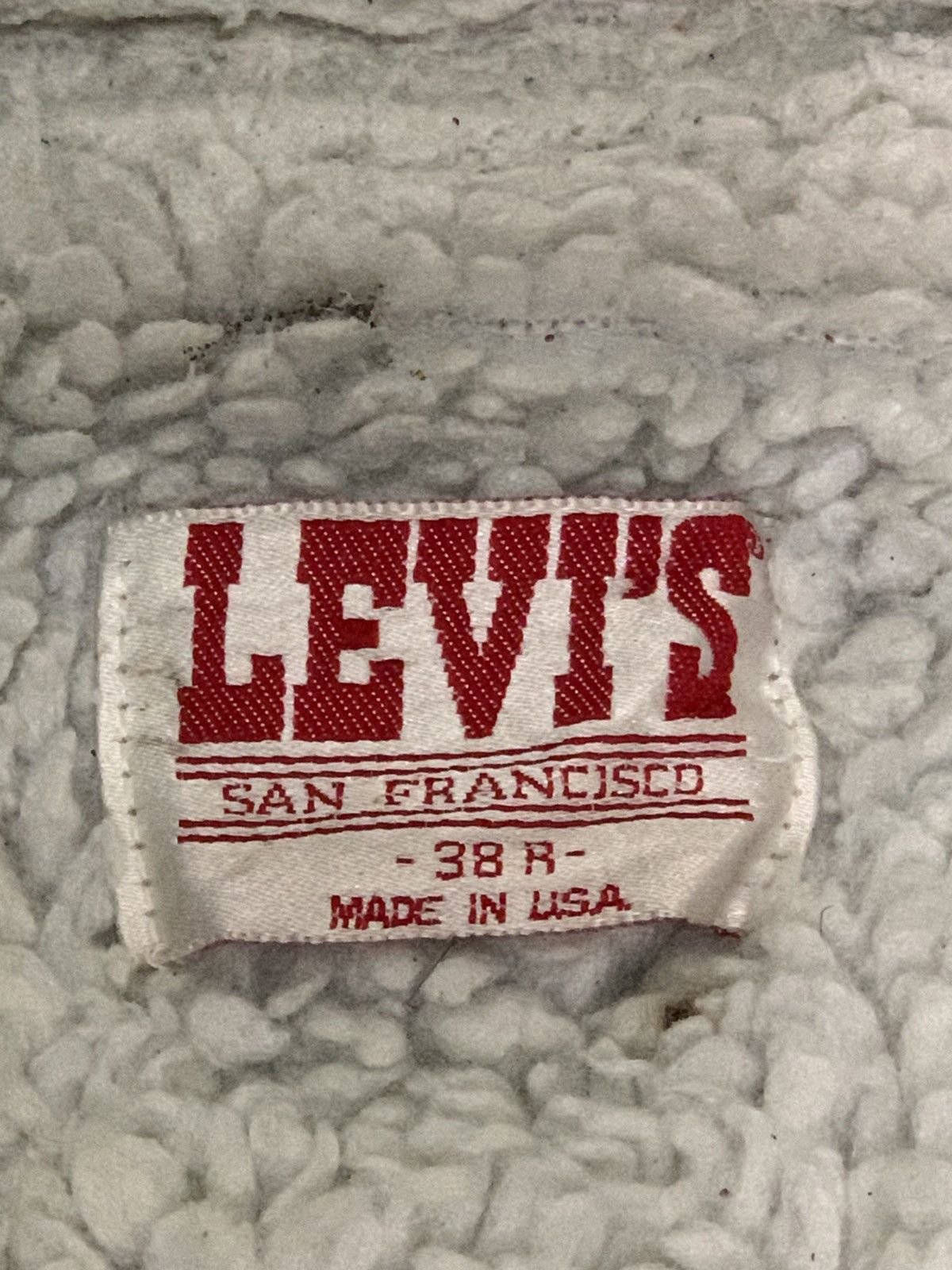 Levi's Vintage Clothing Rare Design Vintage Levi’s San Francisco Sherpa Jackets Size M / US 6-8 / IT 42-44 - 4 Thumbnail