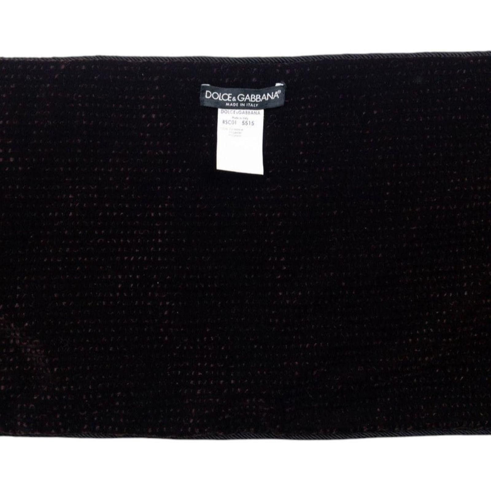 Dolce & Gabbana Vintage Dolce & Gabbana Velour Scarf Size ONE SIZE - 4 Thumbnail