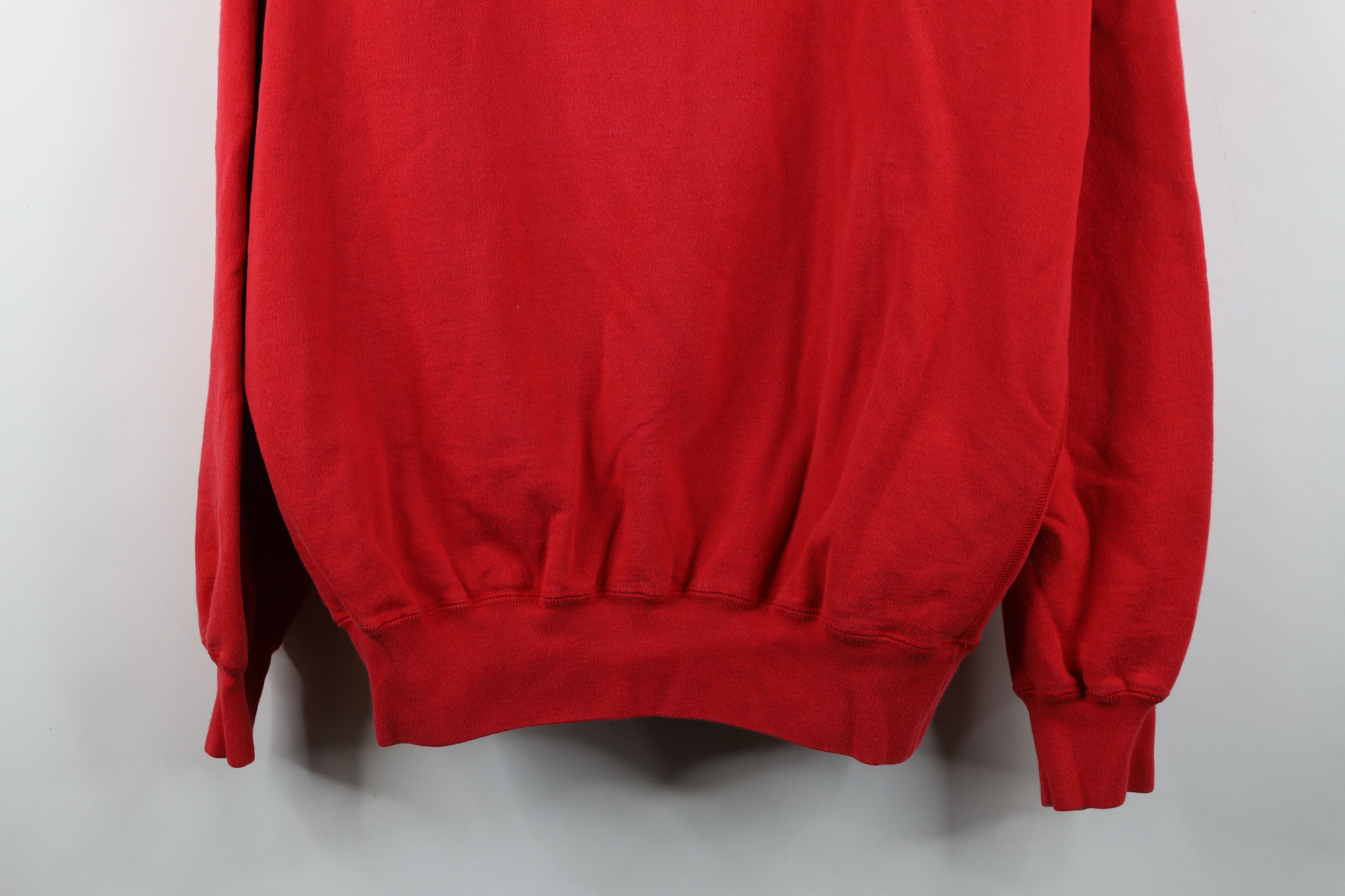 Ralph Lauren Vintage 90s Ralph Lauren Faded Crewneck Sweatshirt Red Size US L / EU 52-54 / 3 - 3 Thumbnail