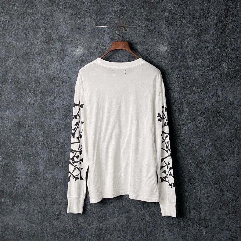 Amiri Amiri White cotton long-sleeved T-shirt Size US M / EU 48-50 / 2 - 2 Thumbnail