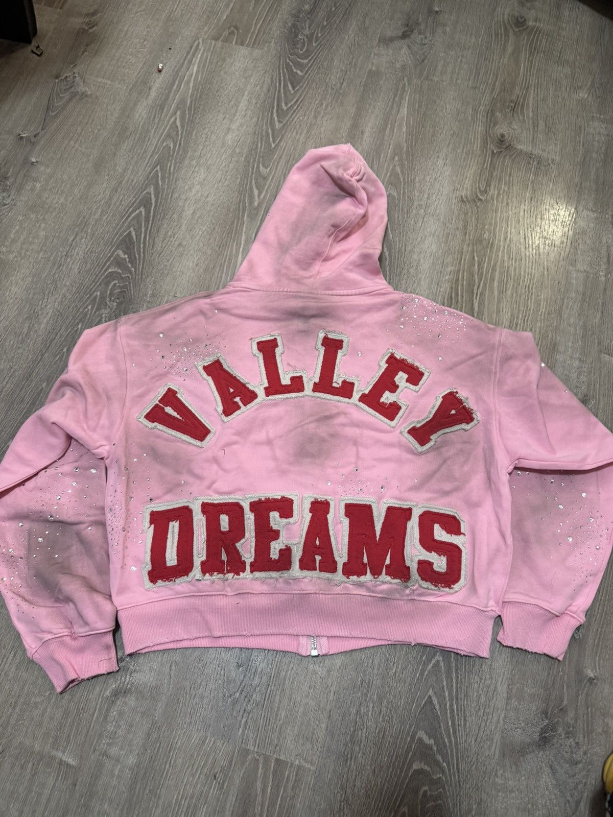 Vale Vale Venus Pink Crystal Stone Zip Up Size Large Size US L / EU 52-54 / 3 - 6 Thumbnail
