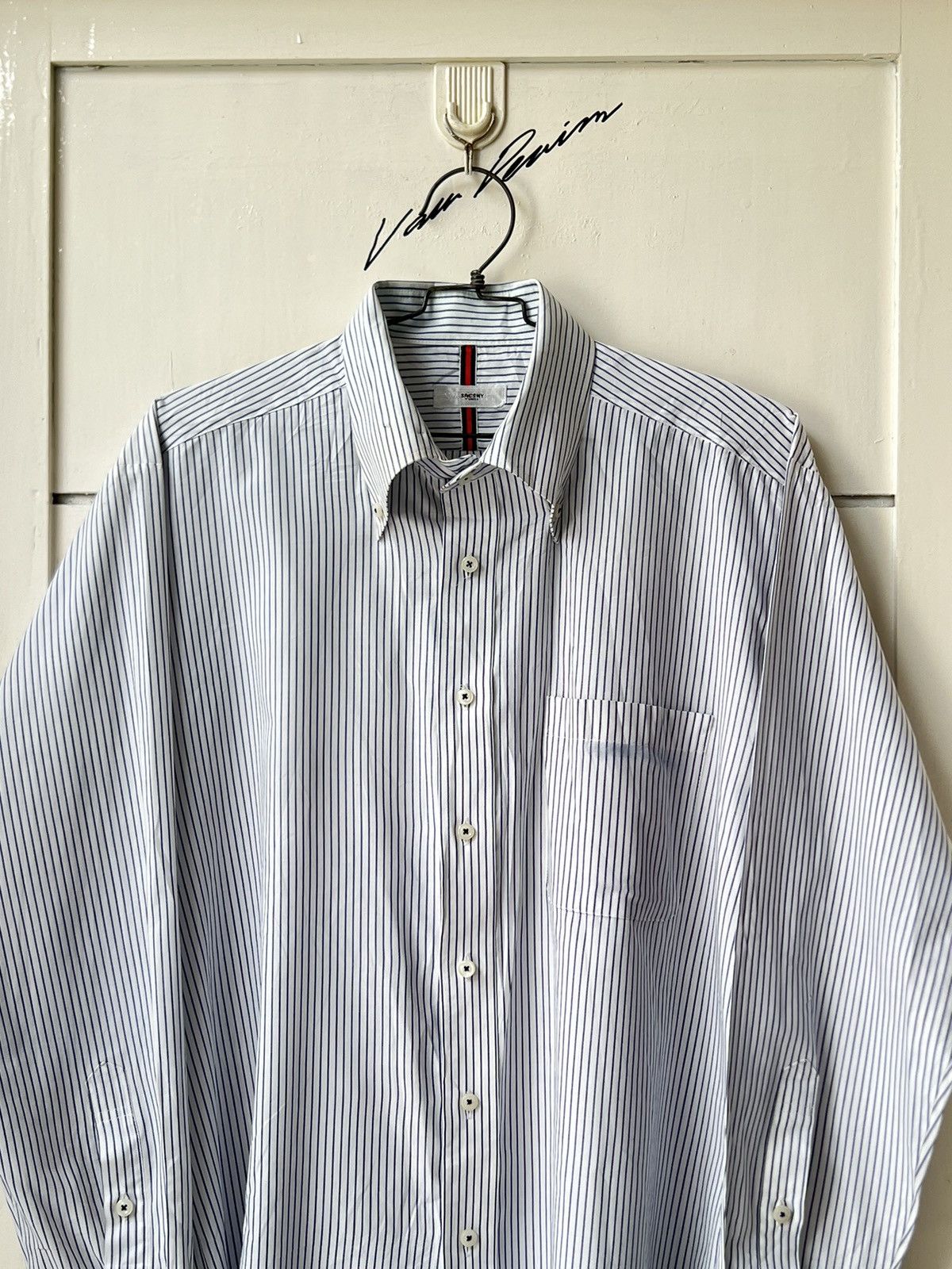 Yohji Yamamoto SACSNY Y’SACCS Yohji Yamamoto Striped Shirt Size US L / EU 52-54 / 3 - 10 Thumbnail