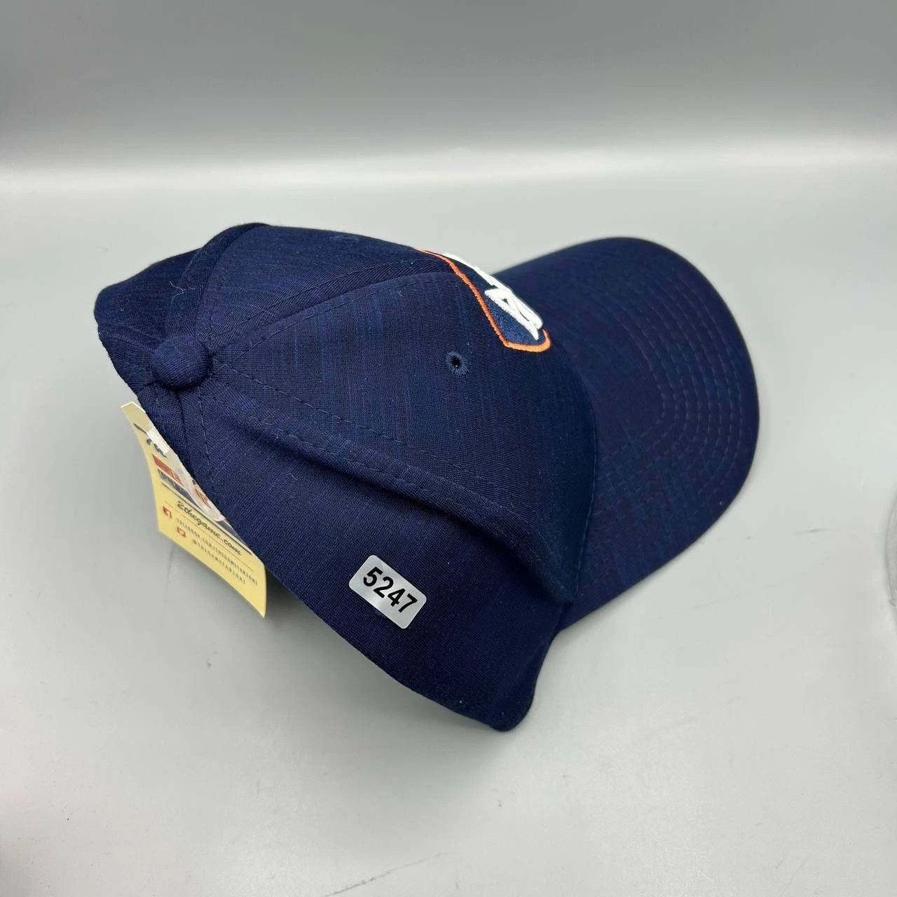 The Game Auburn University Club Hat Men S-M Blue Stretch Fitted Size ONE SIZE - 9 Thumbnail