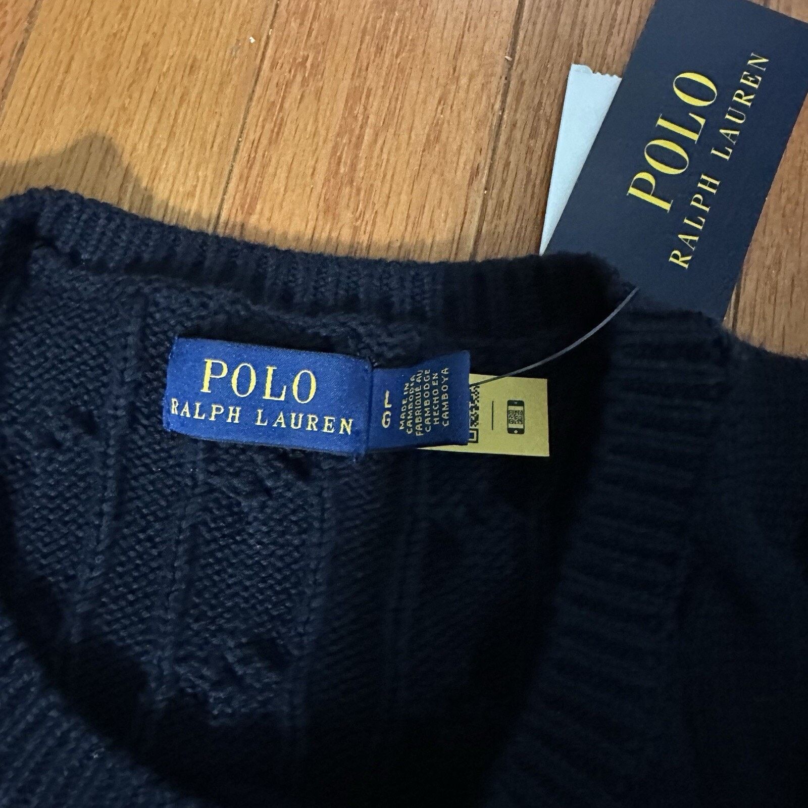 Ralph Lauren NEW POLO RALPH LAUREN Women Cotton Cardigan Blue Large Size L / US 10 / IT 46 - 8 Thumbnail