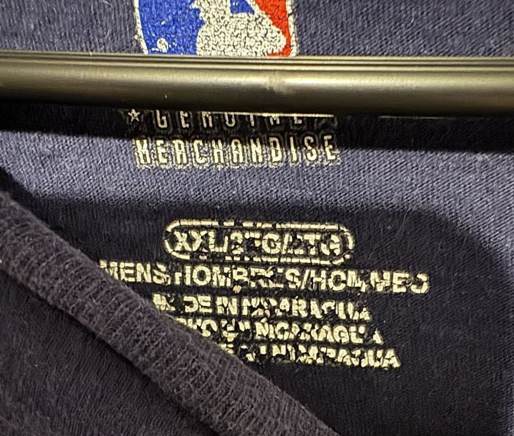 The Unbranded Brand New York Yankees Short Sleeve Tee Mens XXL Blue Size US XXL / EU 58 / 5 - 3 Thumbnail