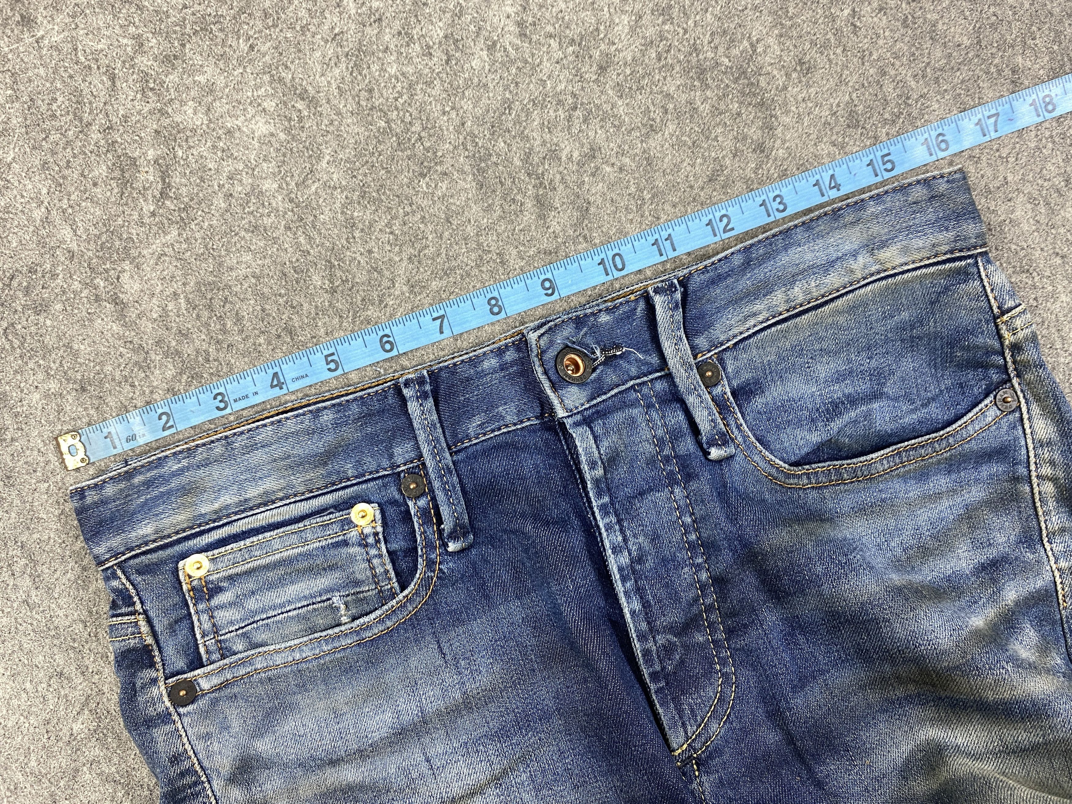 Japanese Brand Faded Blue Redline Denham Jeans 32x28 Denim - JN3333 Size US 32 / EU 48 - 5 Thumbnail